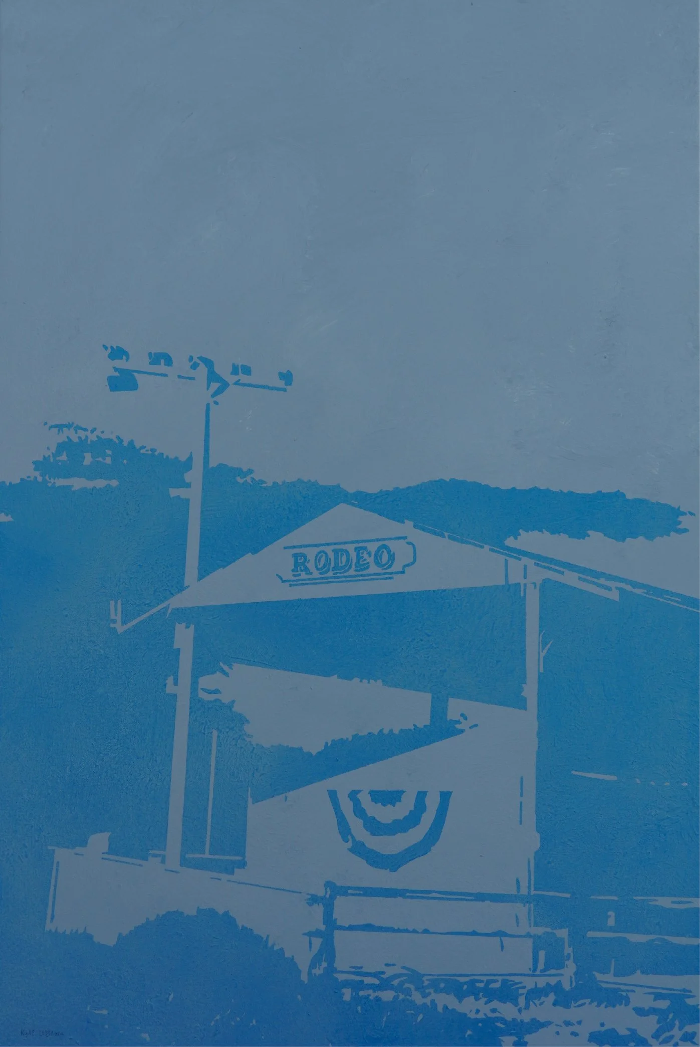rodeo | Acrylic on Canvas | 24x36 inch
