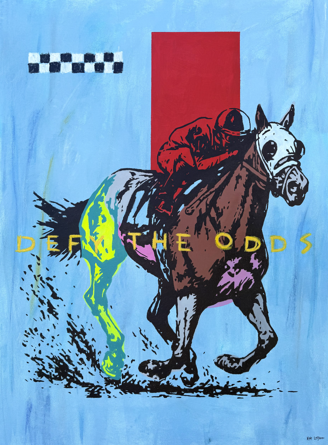 defy the odds | Acrylic on Canvas | 30x40 inch