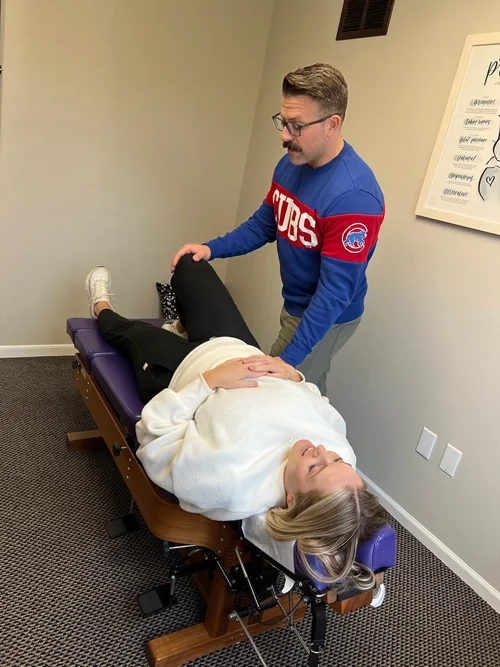 Gentle prenatal chiropractic care at Catalyst Family Chiropractic in Crystal Lake, IL