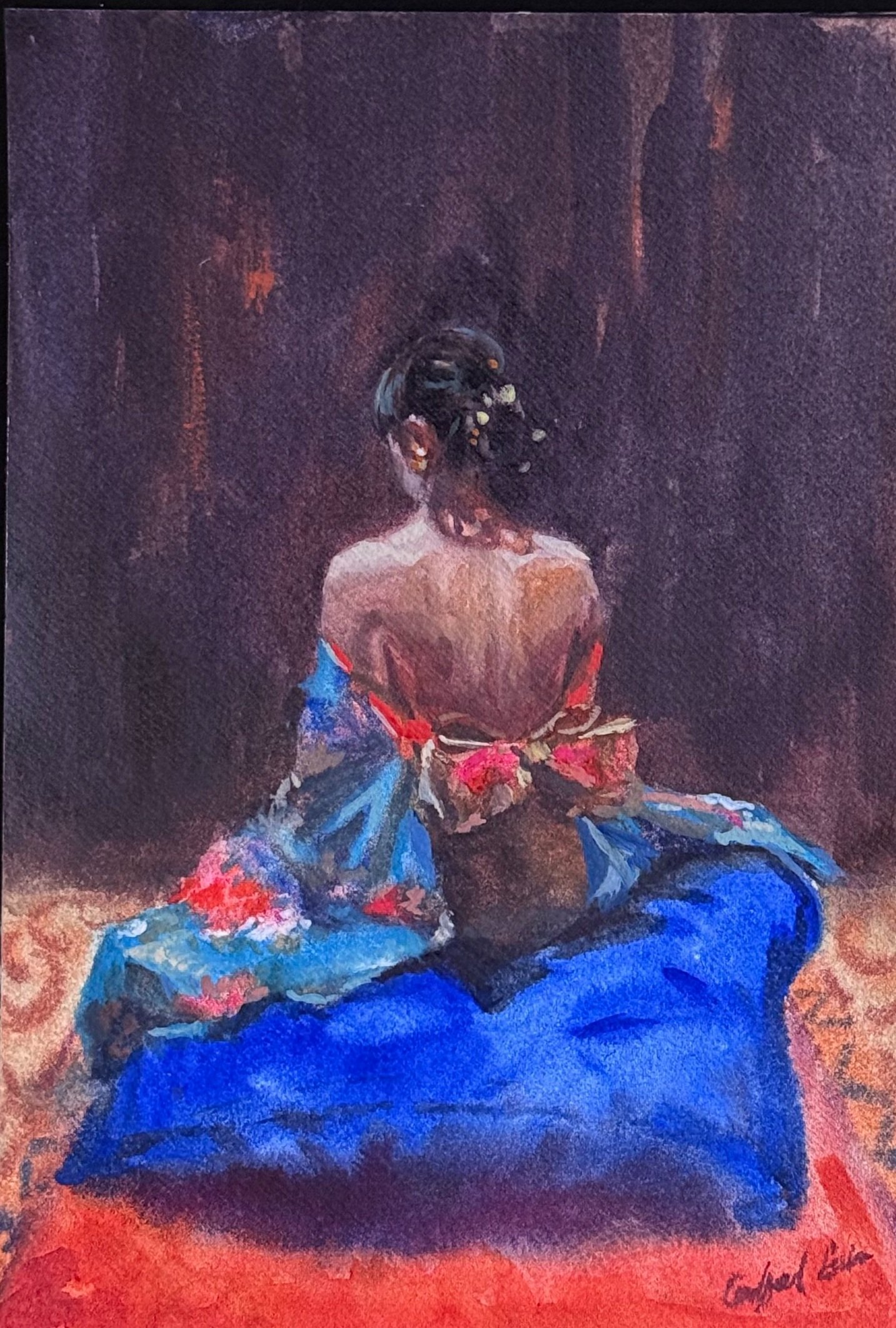 Caressed in color and kindness