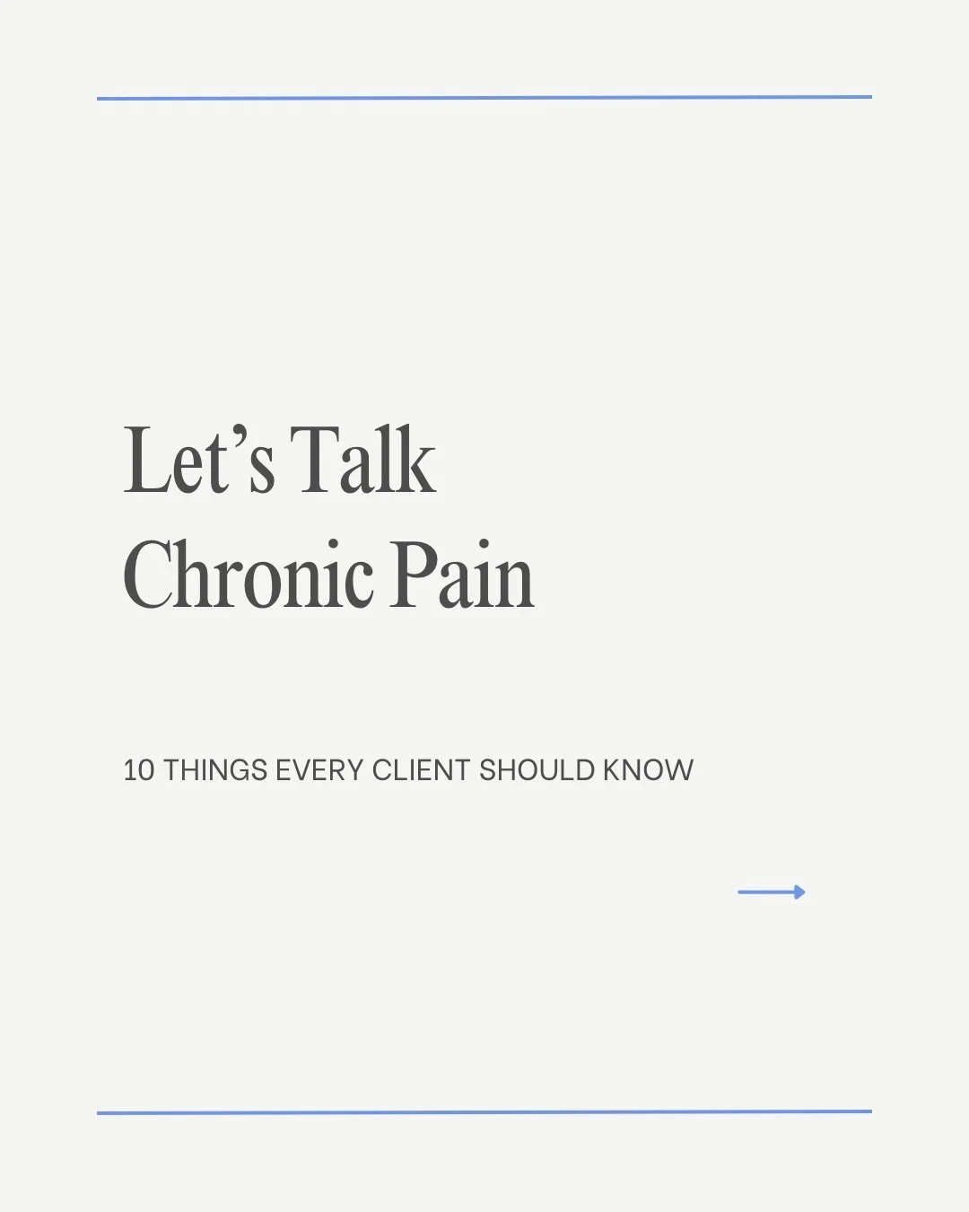 Too often, it&rsquo;s oversimplified.

We label things as &ldquo;weak&rdquo; or search for that one exercise that&rsquo;ll magically fix it. 

But pain &mdash; especially chronic pain &mdash; doesn&rsquo;t work like that.

It doesn&rsquo;t resolve in