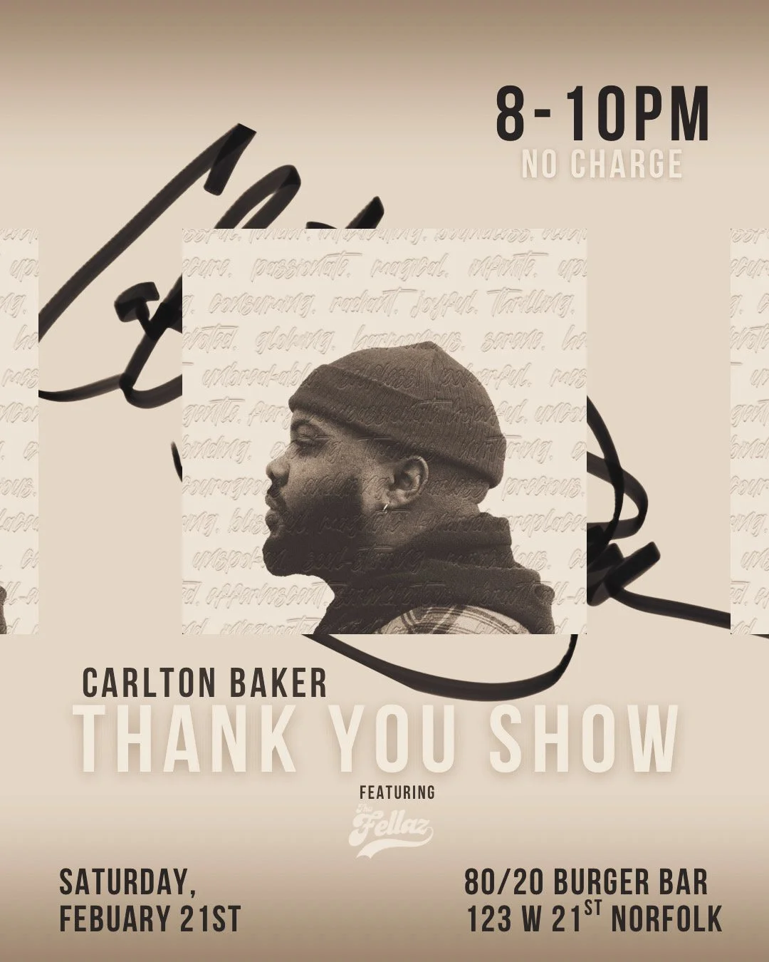 Carlton Baker Live at 80/20