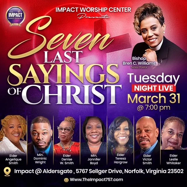 Tuesday Night Live: “The Seven Last Sayings of Christ”