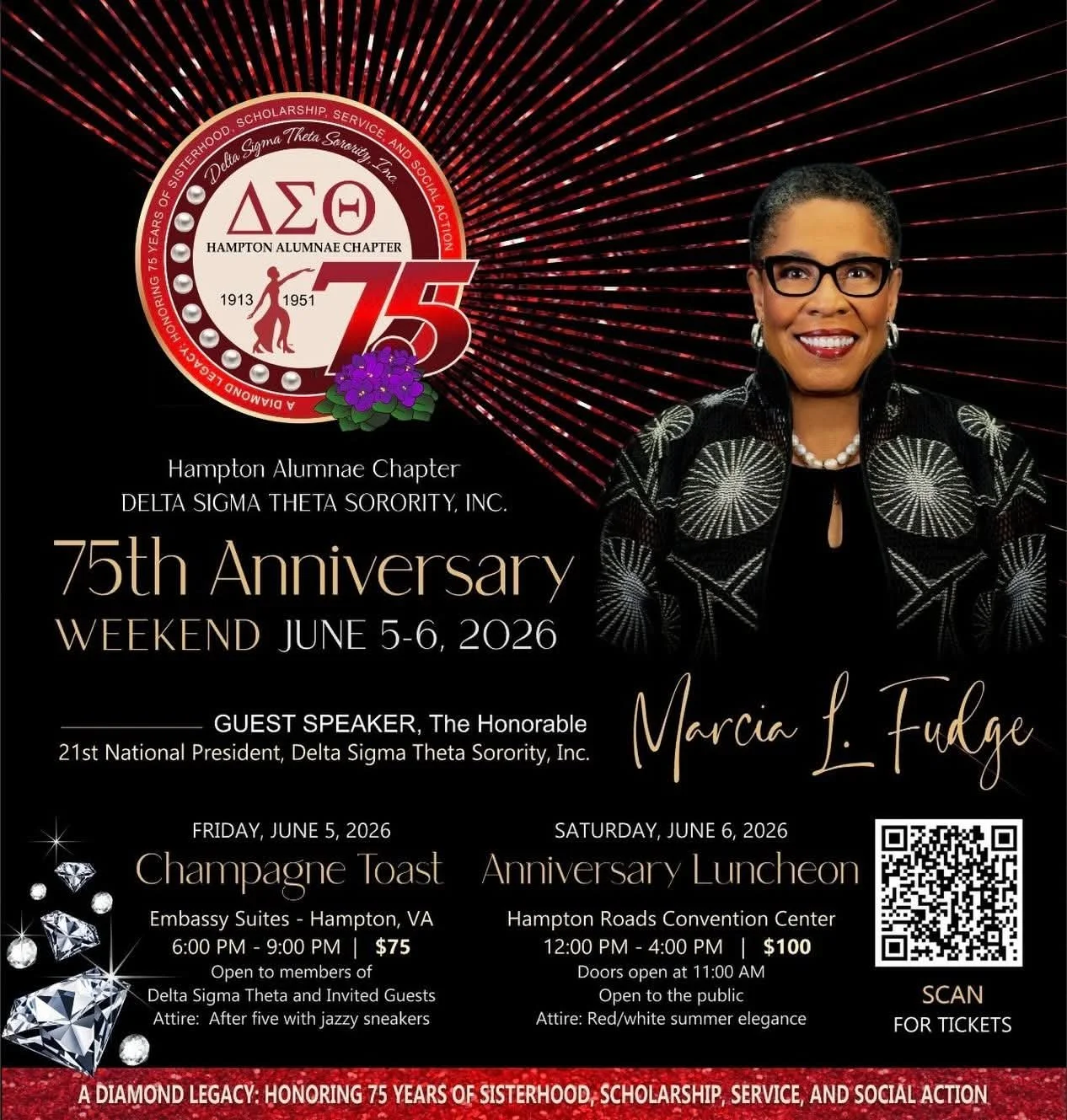 75th Anniversary Luncheon - Hampton Alumnae Chapter