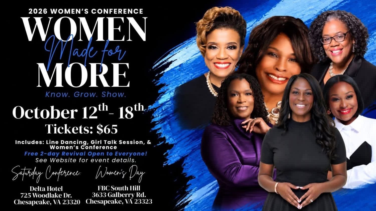 2026 Women’s Conference: “Women Made for More”