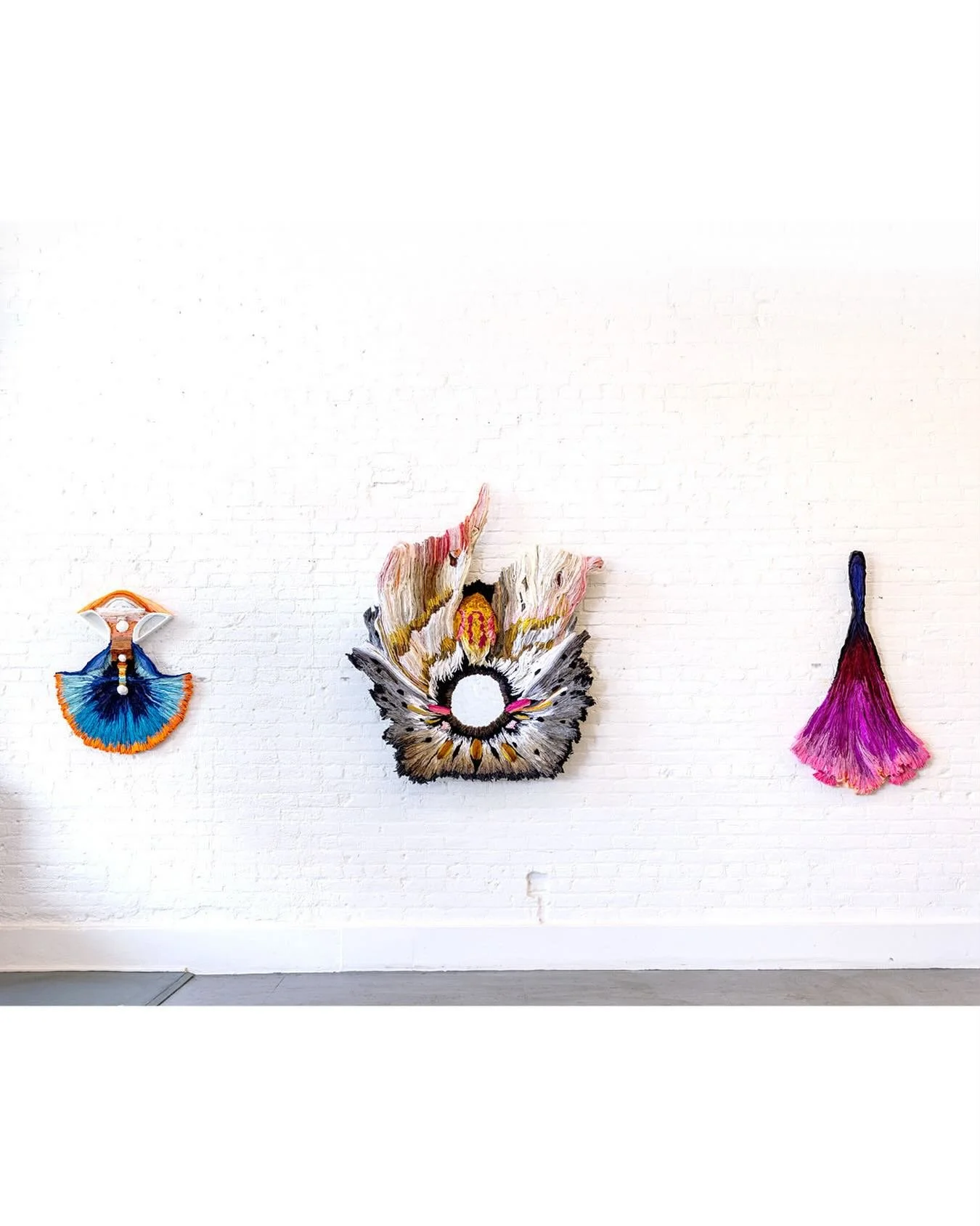 I maintain an eco-sustainable studio practice.&nbsp; I transform post-consumer textile discards in to evocative playful forms that invite us back to our wild and whole selves.&nbsp; The tactile and material-forward work hopes to enchant in order exam