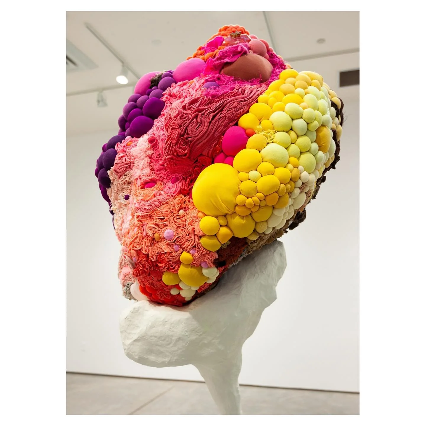 I think we&rsquo;re needing energy from
&ldquo;The Queen&rdquo; today!! ❤️✨ 👑 

#sommerroman 
&nbsp;#fiberart #fastfashionwaste #contemporaryart  #contemporaryfiberart