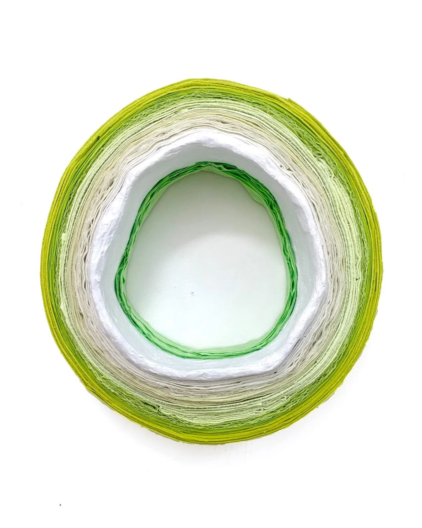 Portal XI, 2026
12&rdquo; x 12&rdquo; x 3.5&rdquo;
Post consumer clothing &amp; handmade paper-clay
@obras_paris 

#sommerroman 
&nbsp;#fiberart #fastfashionwaste #contemporaryart  #textileart