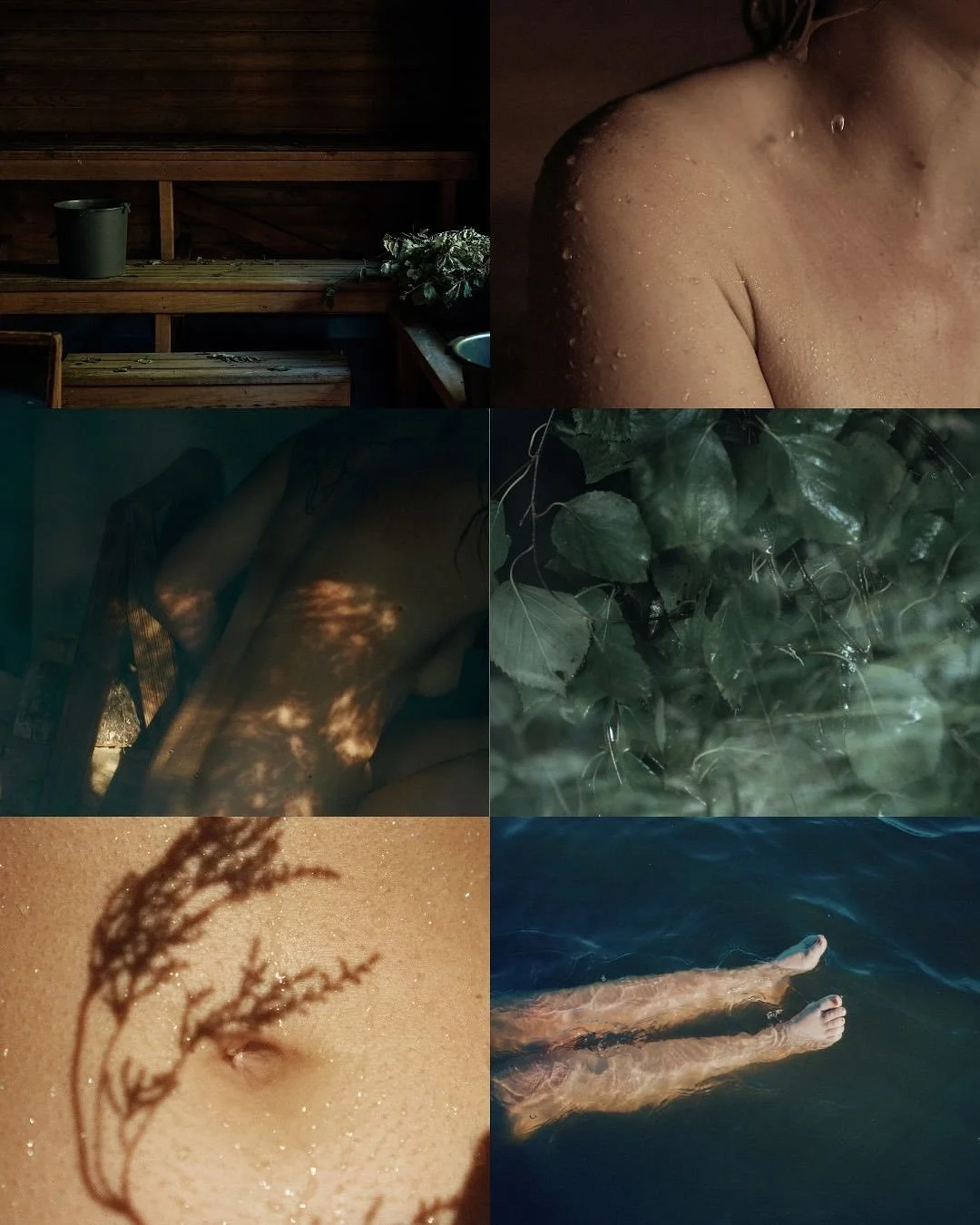 Guided by local shaman Helena, and the path protected by her sweet, loyal Ninja🐺🤍, we stepped into the dark of the smoke sauna.

It felt like we&rsquo;d gone back in time, or had time simply stopped?

The elements come together in the sauna, just a