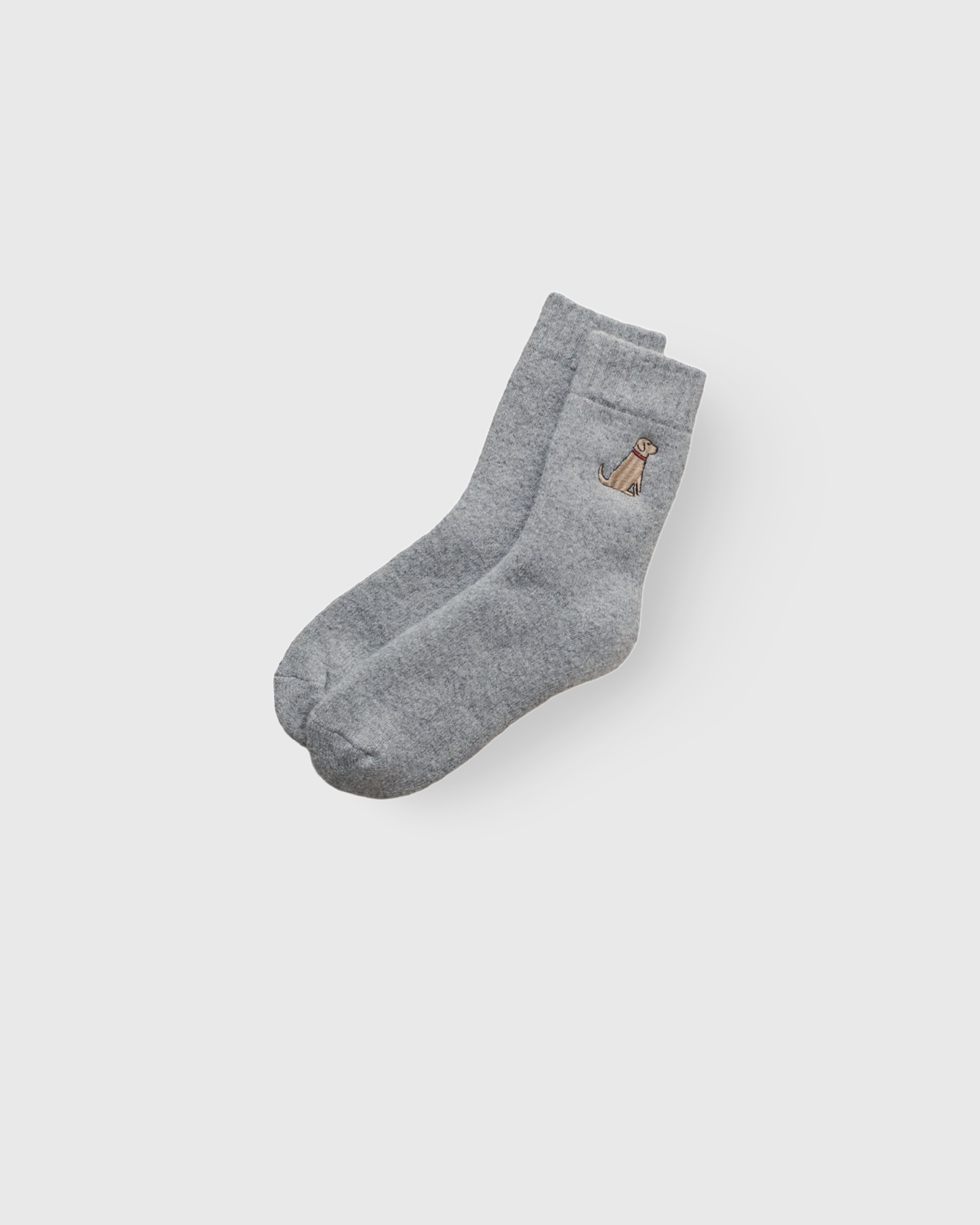 Country Walking Essential - Grey Wool Fox Red Lab Socks