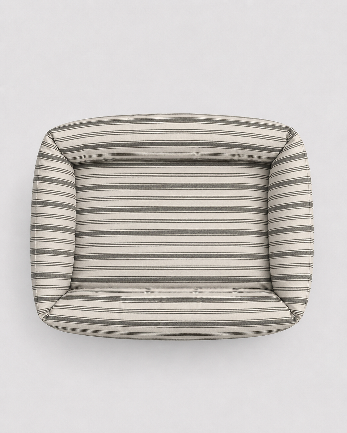 Cheltenham Stripe Box Dog Bed - Heritage Dark Green