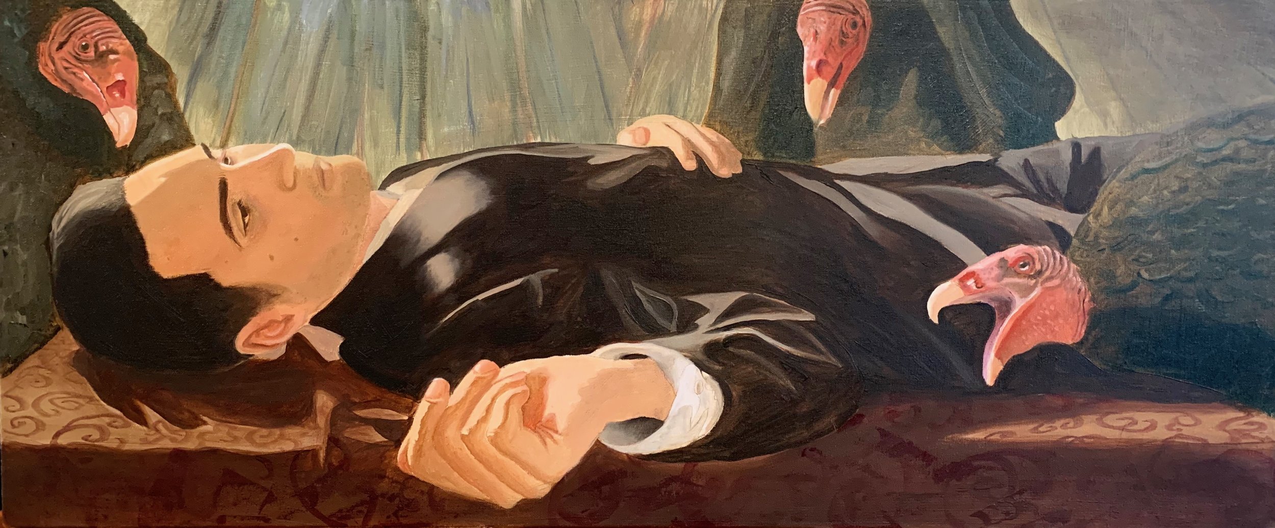 Starved, 2023: Oil on Canvas