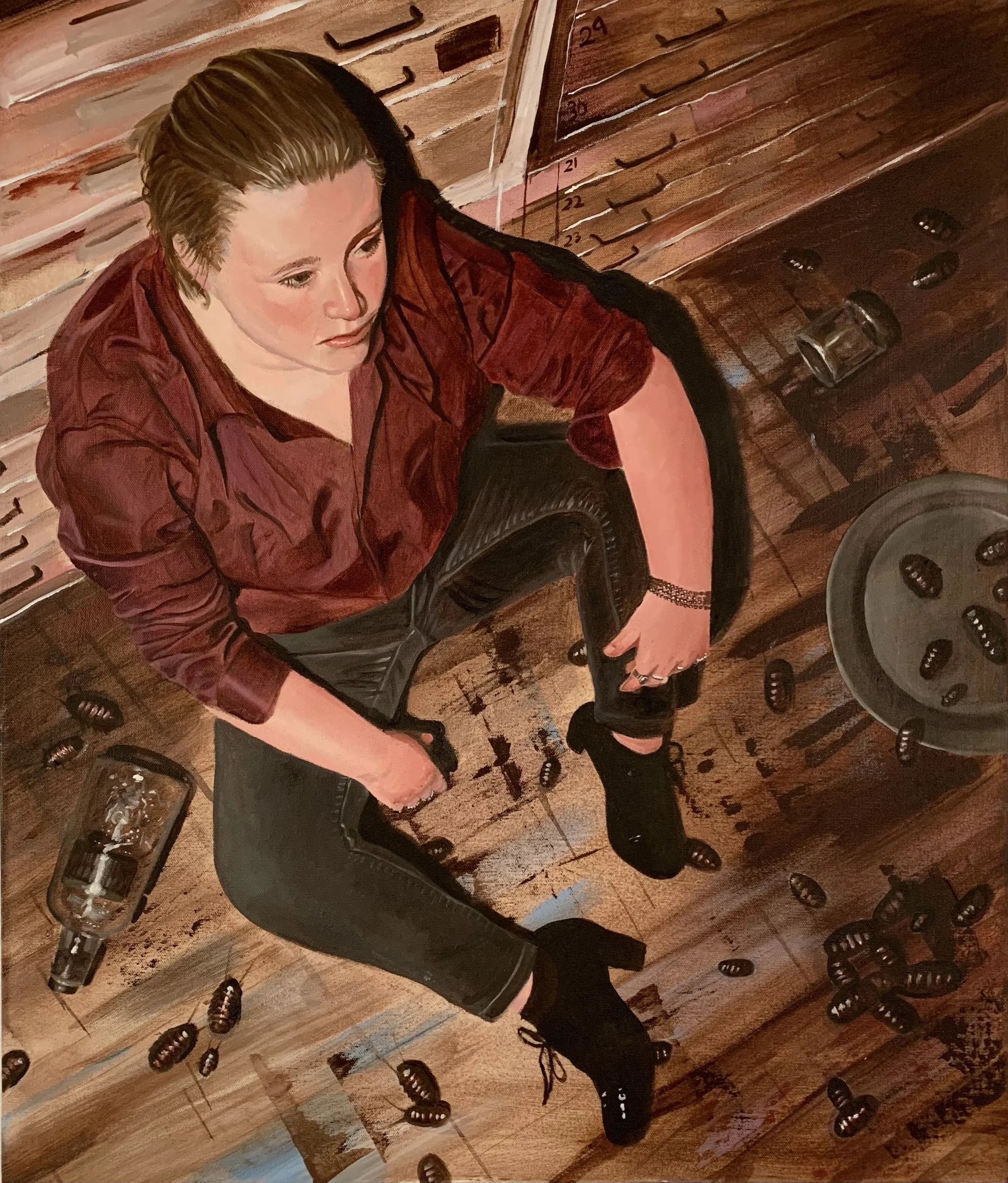 Surrender, 2023: Oil on Canvas