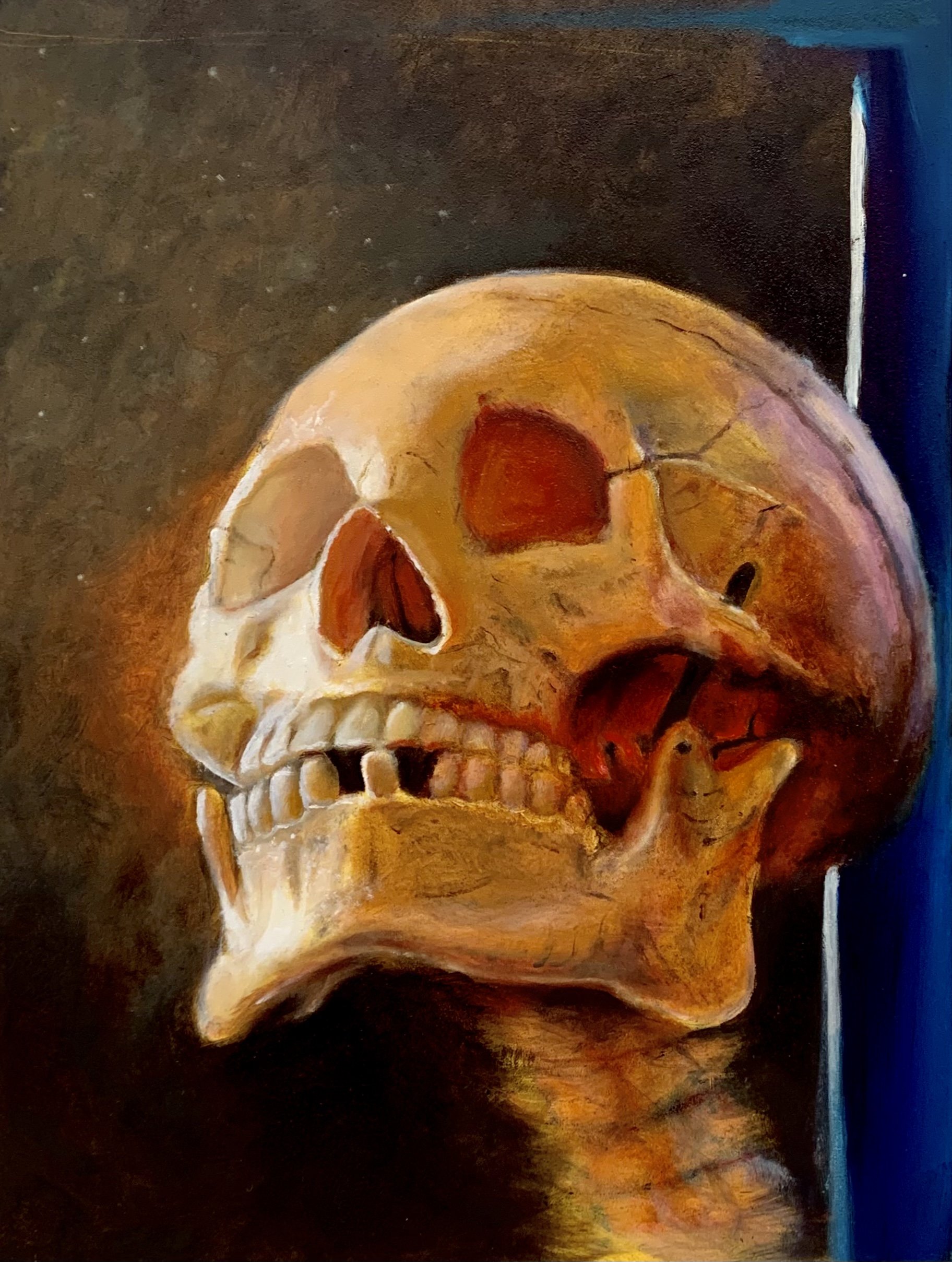 Gaze Beyond, 2022: Oil on Panel