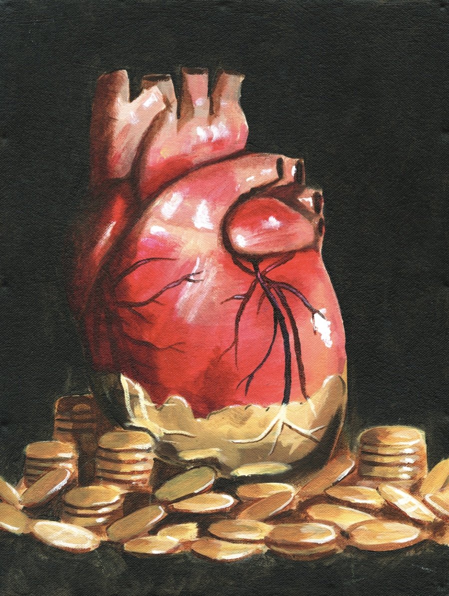Greed, 2022: Acrylic on Canvas