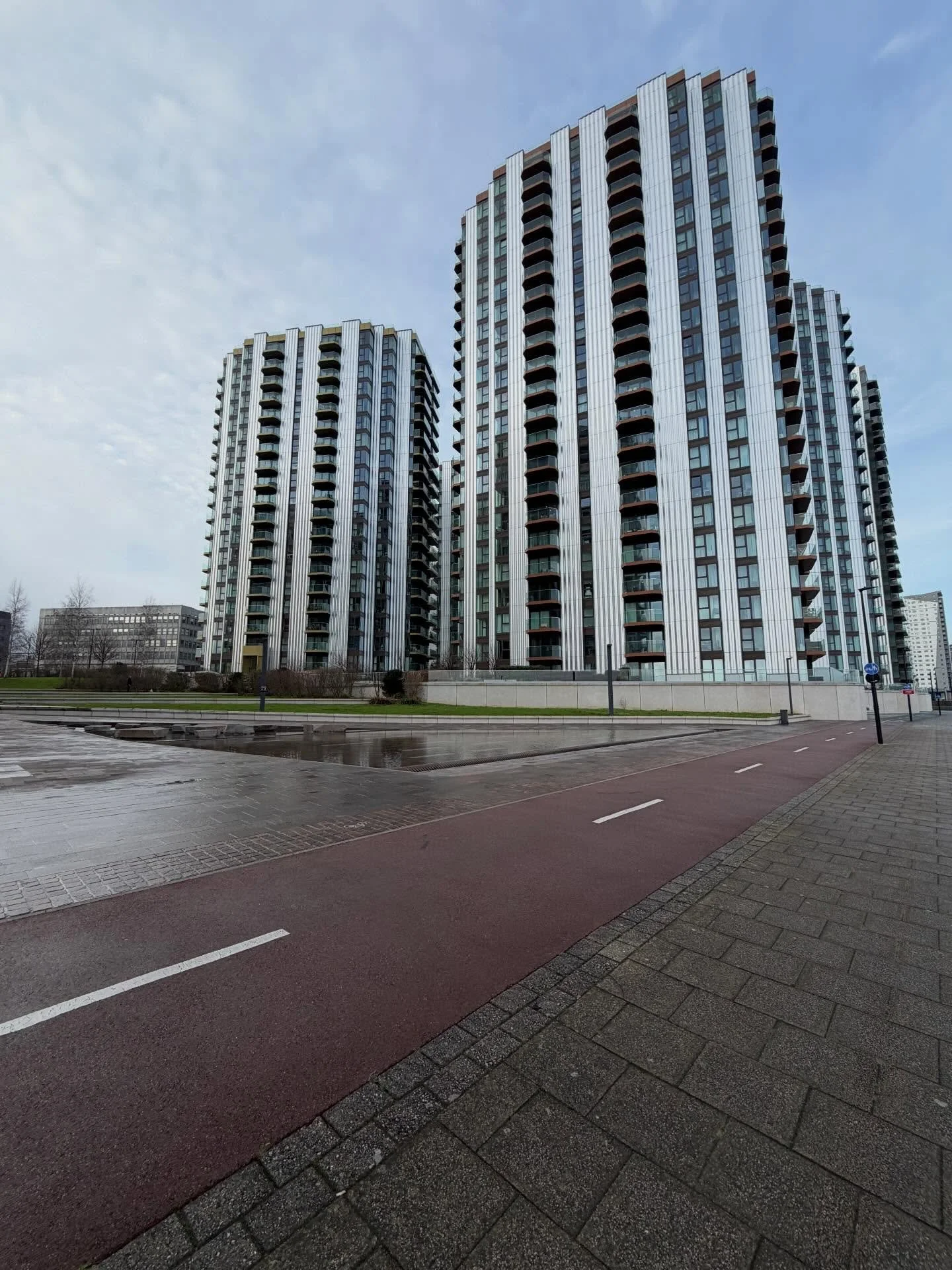 Our installation is nearly complete on this large scale new development in Greenwich. We have installed Virgin media fibre system into each dwelling. Fibre tubes installed, fibres blown , spliced and tested