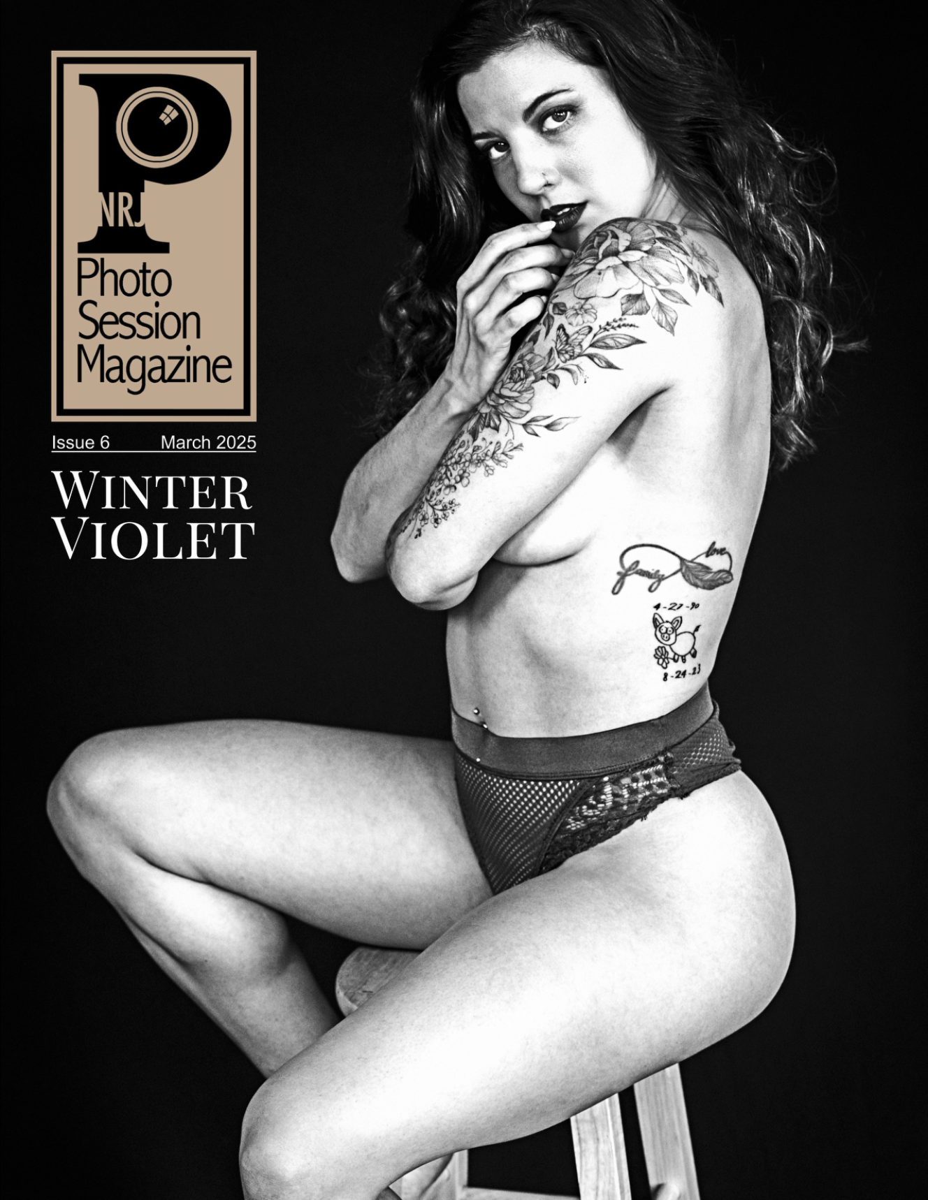 NRJ Photo Session Magazine / Winter Violet / Issue 6 / $12.99
