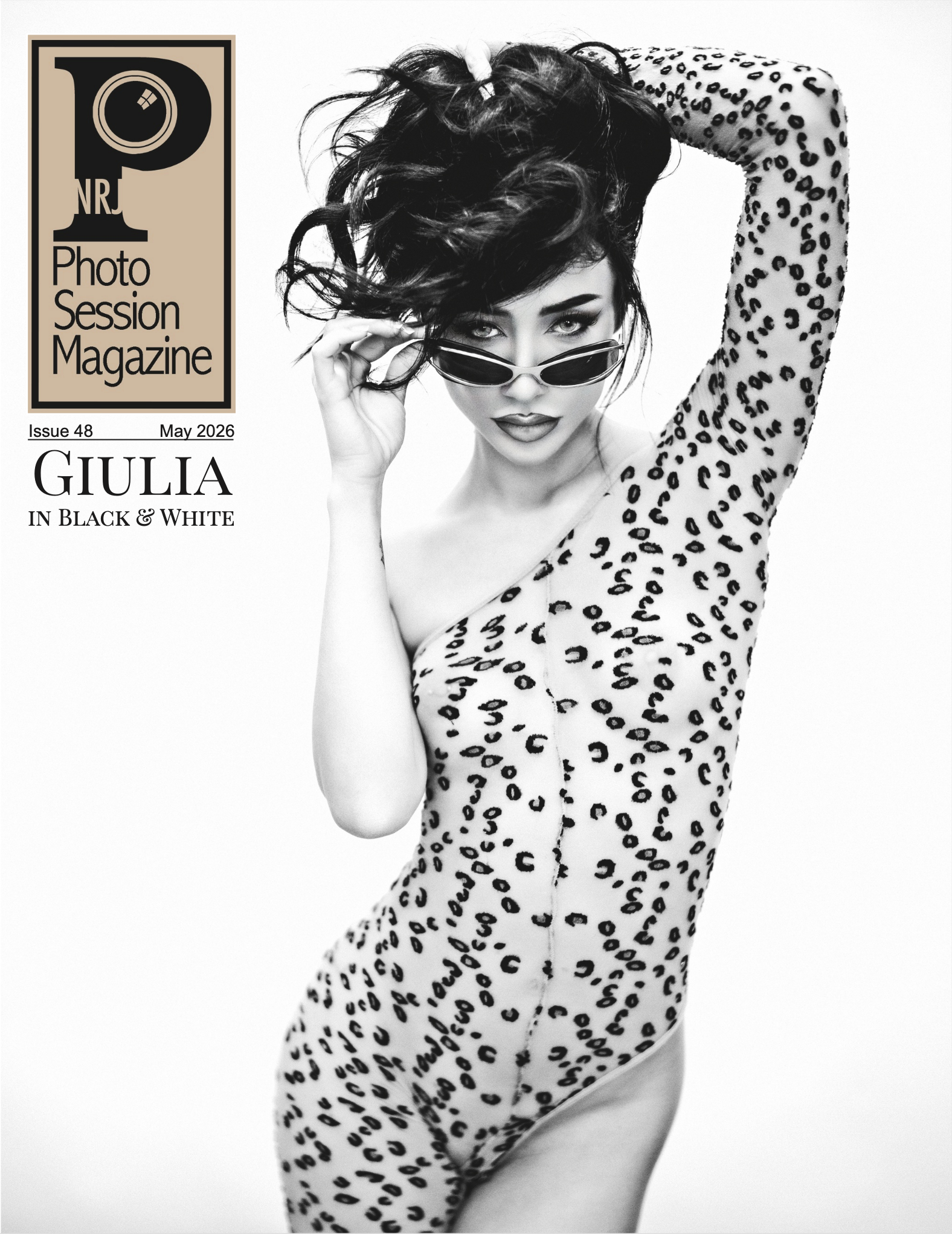 NRJ Photo Session Magazine / Giulia in Black & White / Issue 48 / $16.99