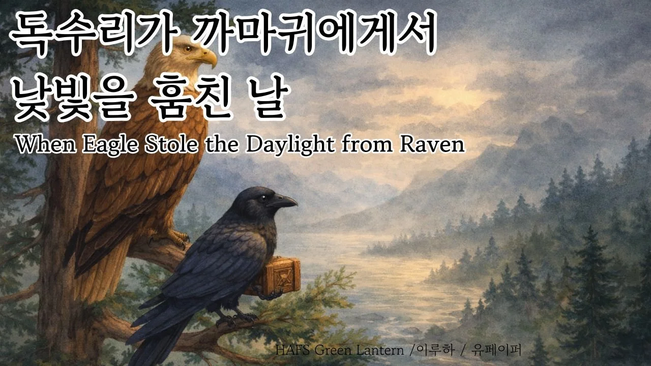 When Eagle Stole the Daylight from Raven (독수리가 까마귀에게서 낮빛을 훔친 날)