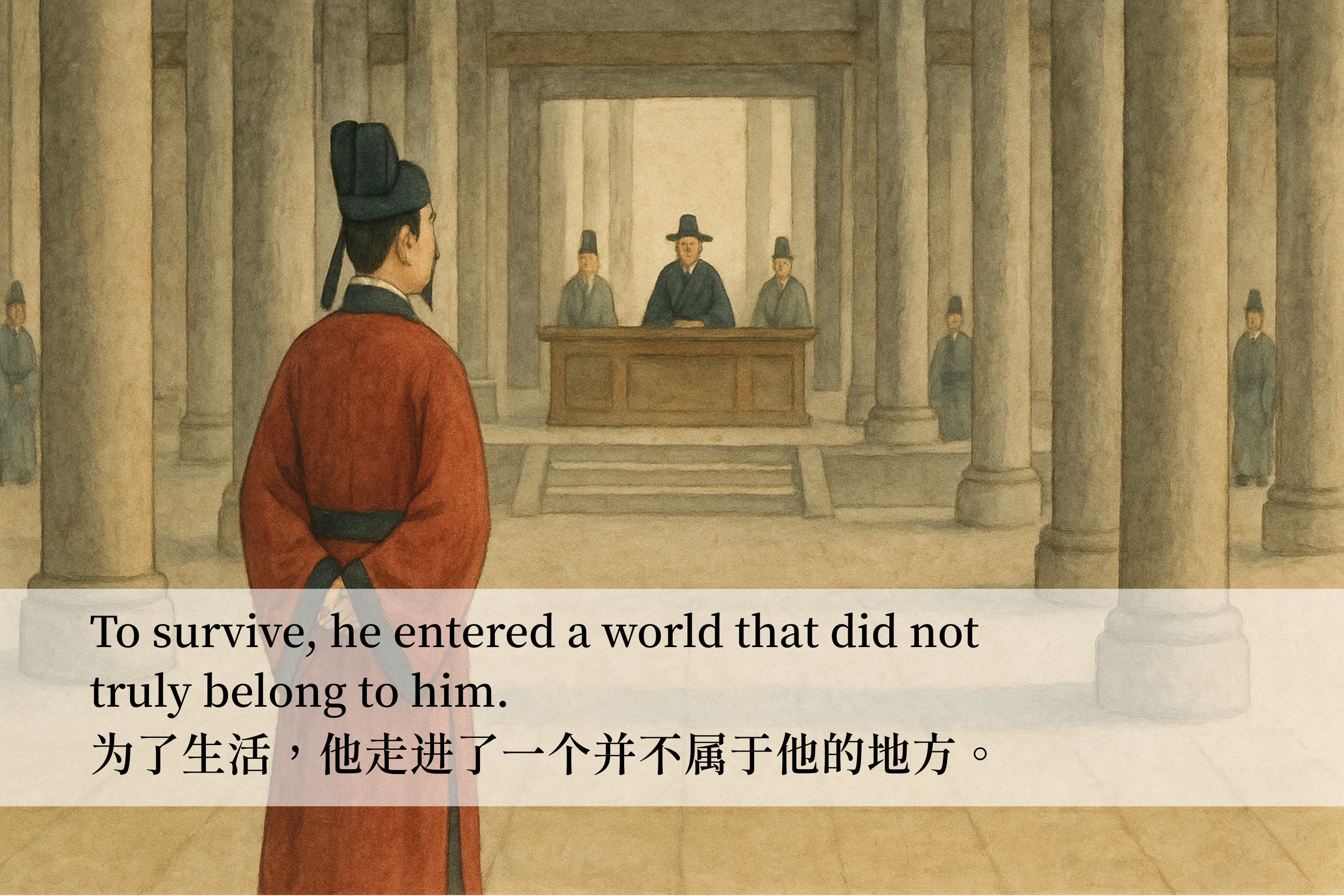 陶渊明生活在宁静的乡村，亲近土地和自然。 (3).webp