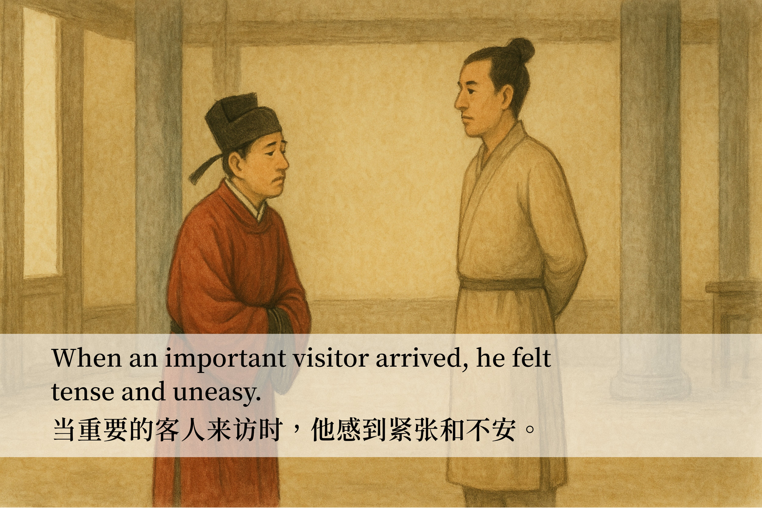 陶渊明生活在宁静的乡村，亲近土地和自然。 (4).webp