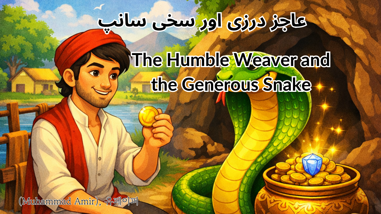The Humble Weaver and the Generous Snake (عاجز درزى اور سخى سانپ)‬