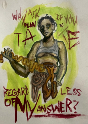 I want to skewer my inside