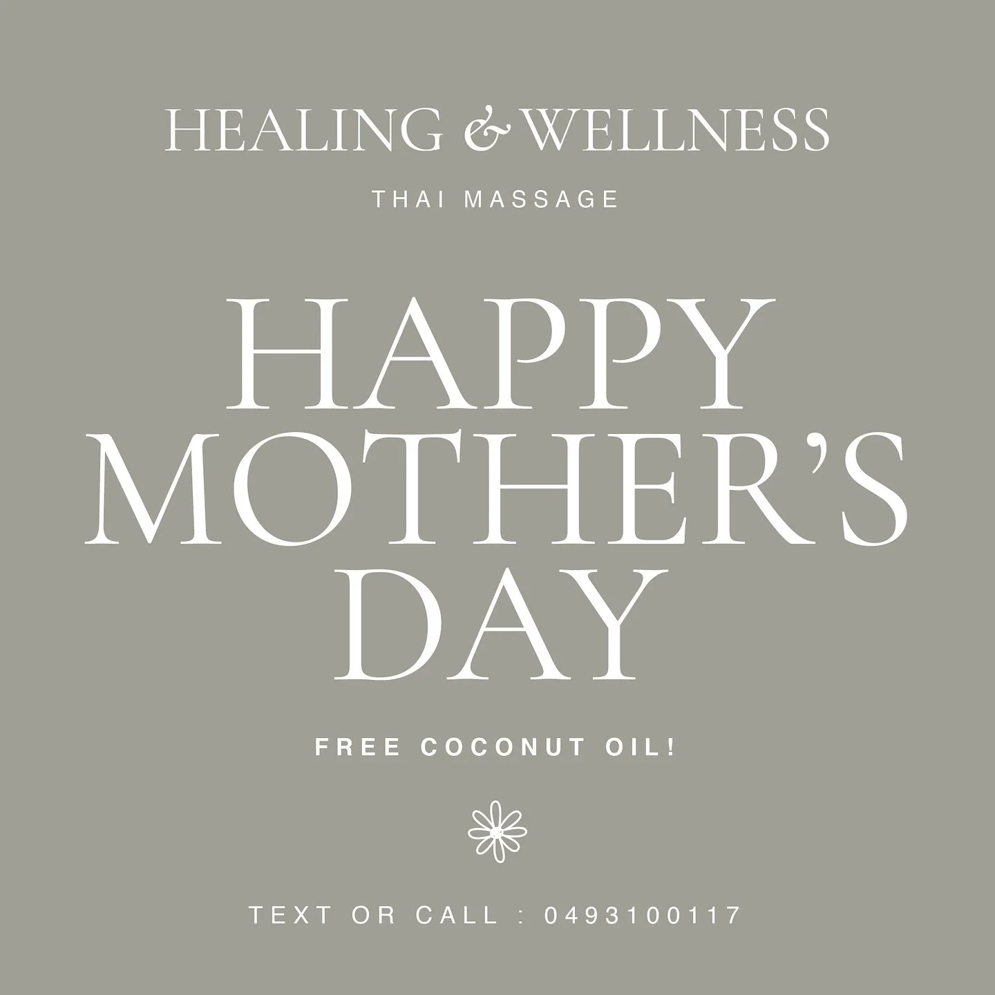 We still have the promotion. Happy mother's day.