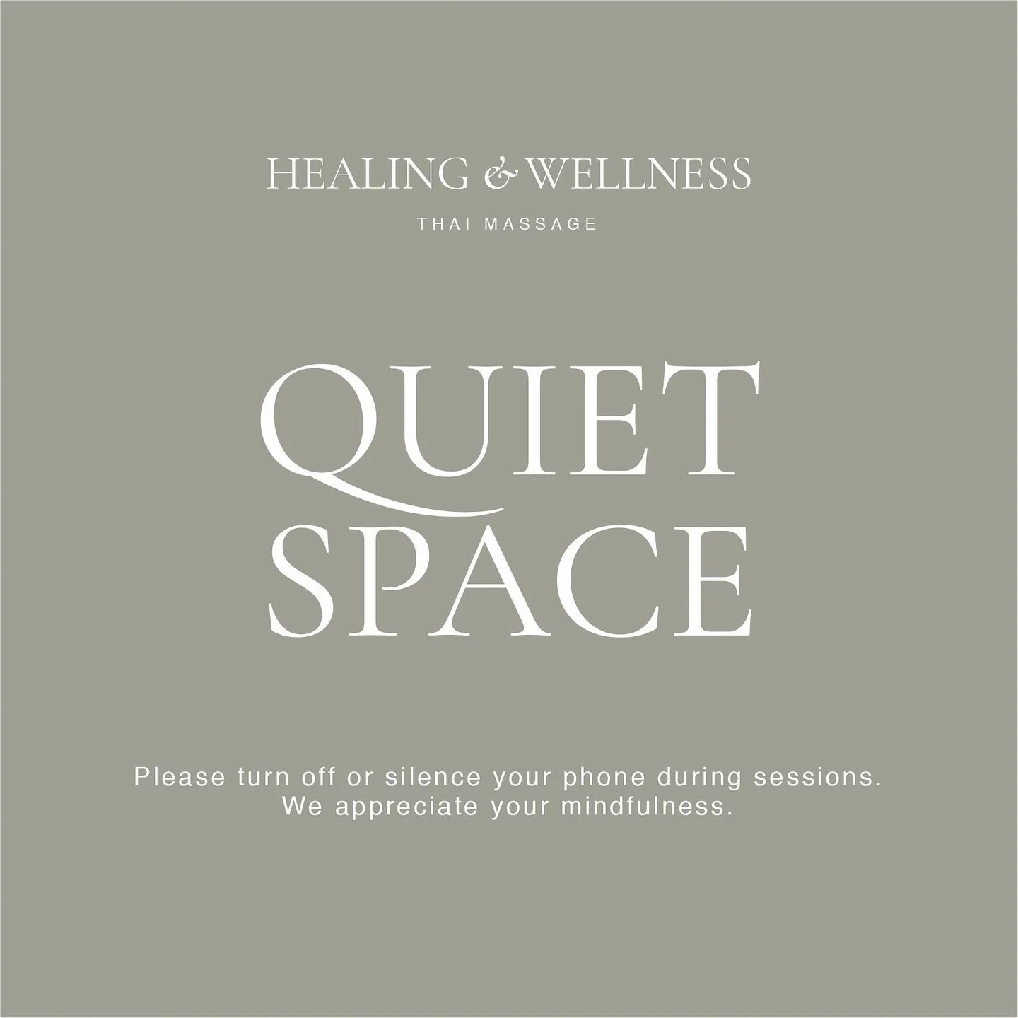 Welcome to our quiet space.
As your healing journey begins, please take a moment to turn off or silence your phone.
We appreciate your presence and mindfulness. 🌿
#healingwellness #quietspace #massage #massagestudio #massagesydney
