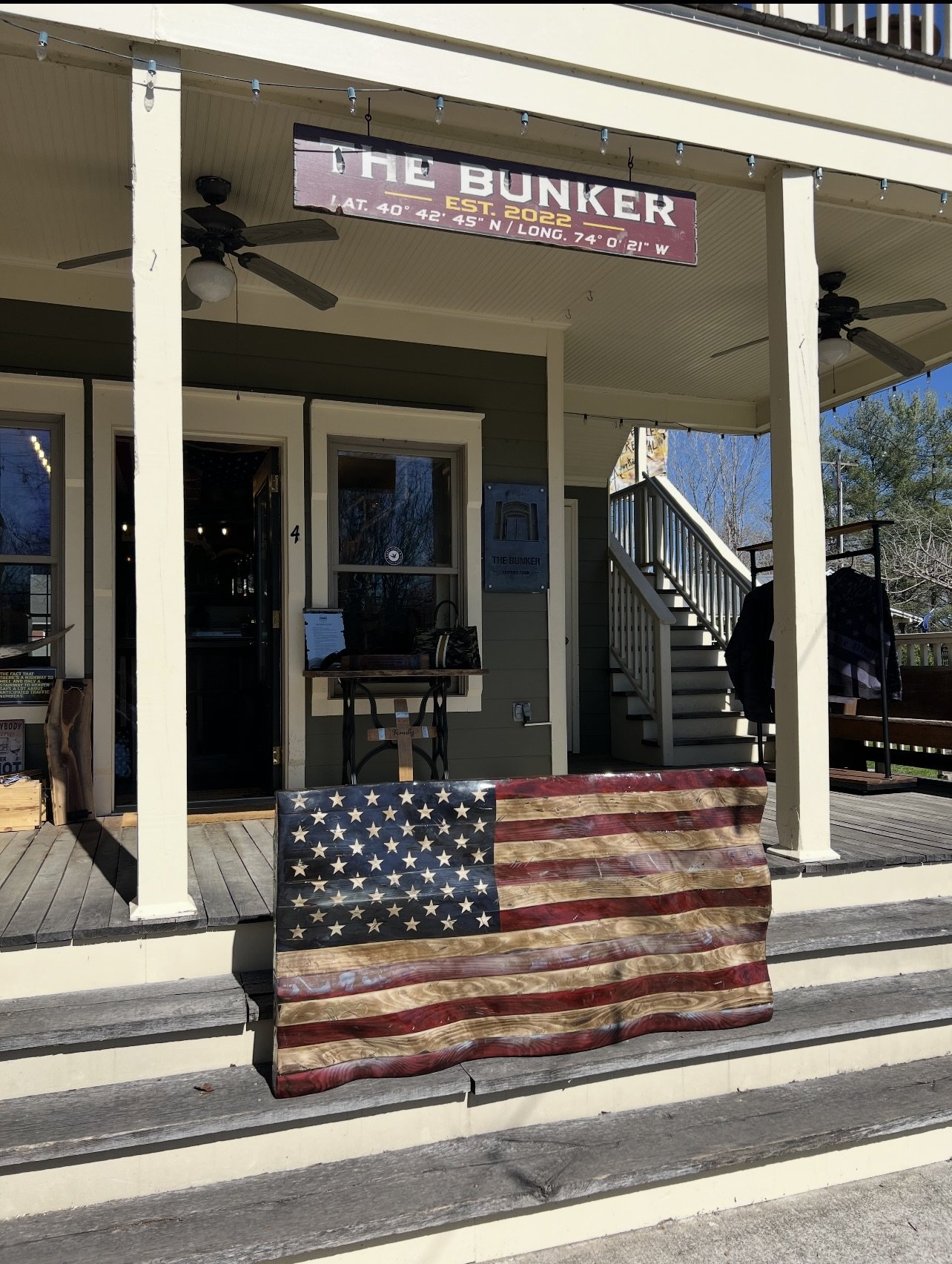 Large Custom American Flag