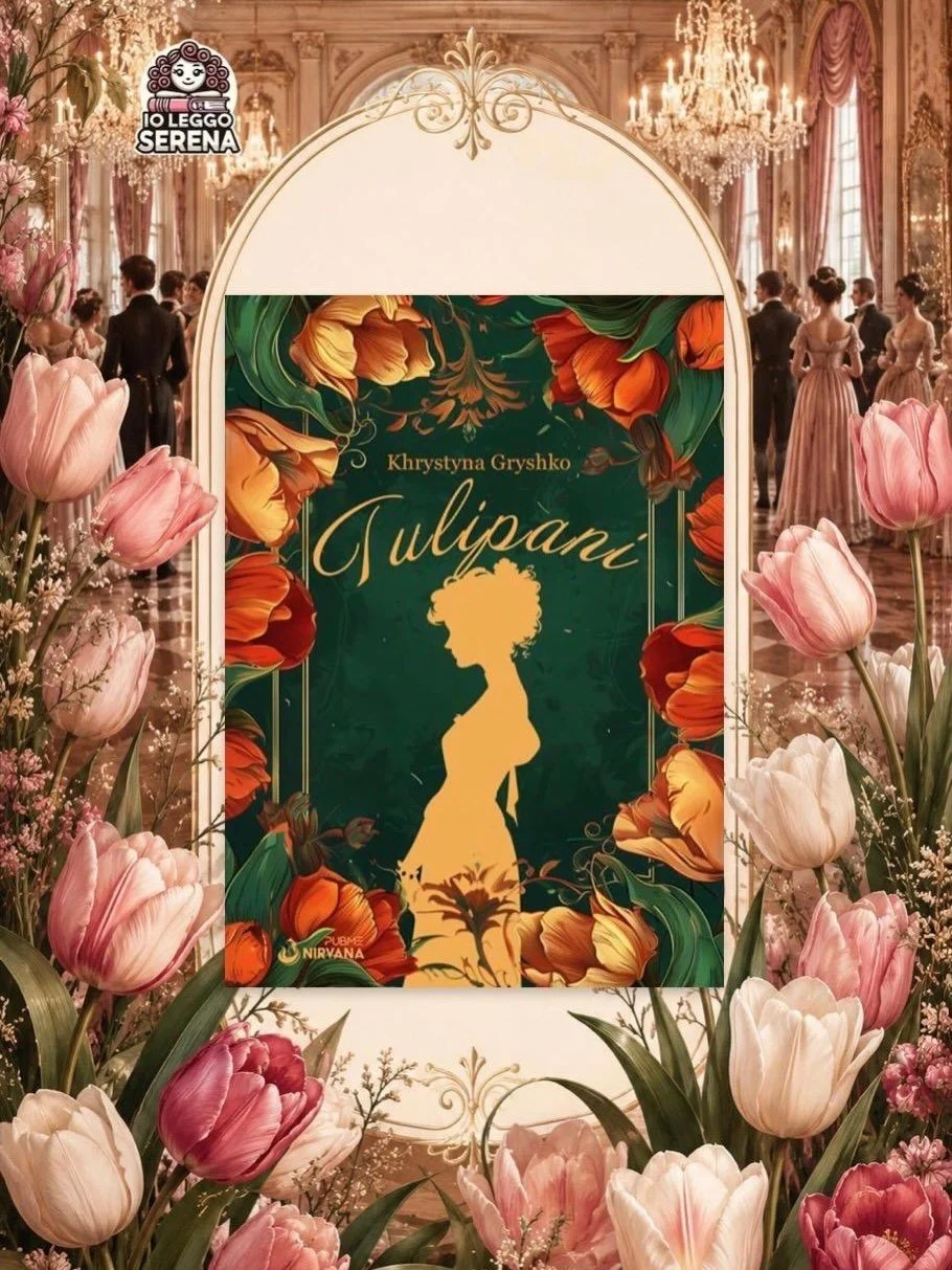 Tulipani di @khrystynagryshko edizioni @pubme_it 
🌷Questo romanzo apre porte su mondi immaginari, che si trovano da qualche parte tra il passato e la fantasia dell&rsquo;autrice. E&rsquo; una fiaba per adulti intessuta attorno ad una storia romantic