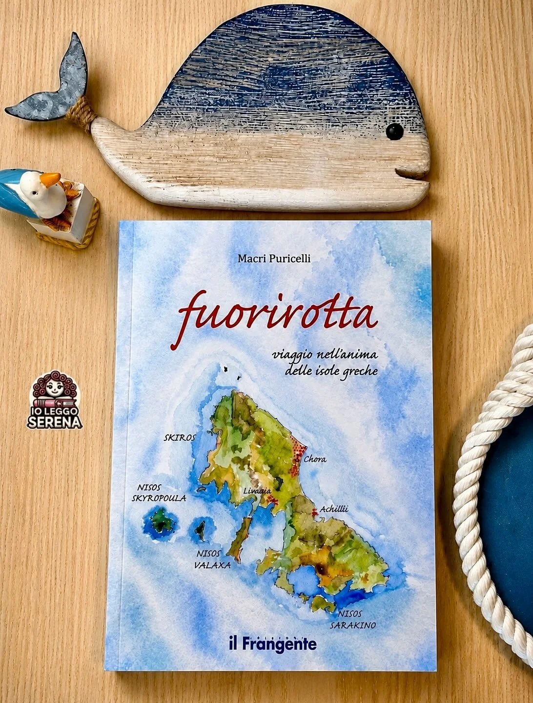 'Fuorirotta. Viaggio nell&rsquo;anima delle isole greche' di Macri Puricelli edizioni @ilfrangente 

🌊Arrivata all&rsquo;ultima pagina del libro ho percepito il viso bruciato dal sole e i capelli seccati dal sale, ho provato la malinconia che si fa 