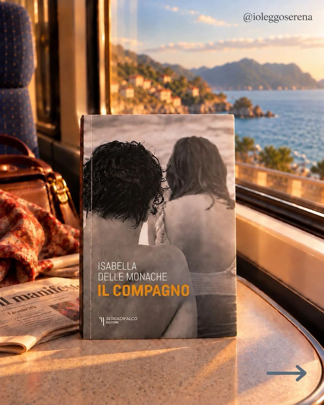 Il COMPAGNO di @dellemonacheisabella @serradifalco_editore 
📖Oggi vi parlo di un romanzo d&rsquo;esordio che ha gi&agrave; ricevuto un riconoscimento importante: &egrave; stato proposto al Premio Strega 2026. 
E&rsquo; bellissimo e originale, intera