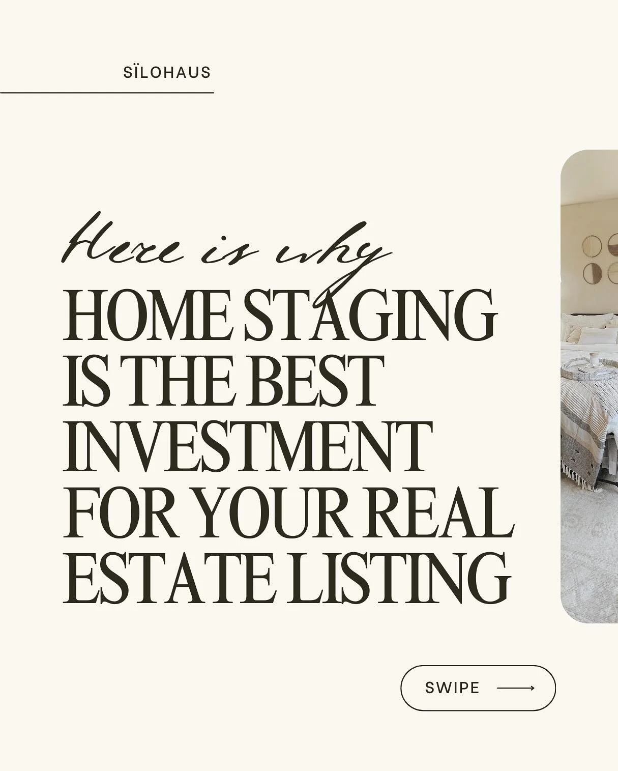 Tag your local real estate agents and realtors! S&iuml;lohaus is here to help 🏡