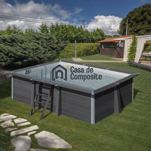 Medium Rectangular Composite Above Ground Pool