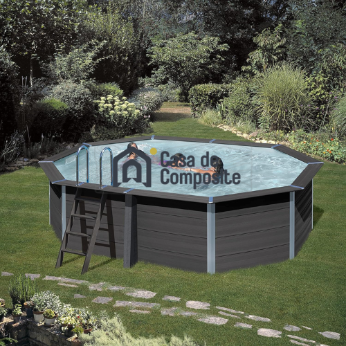 Small Oval Composite Above Ground Pool