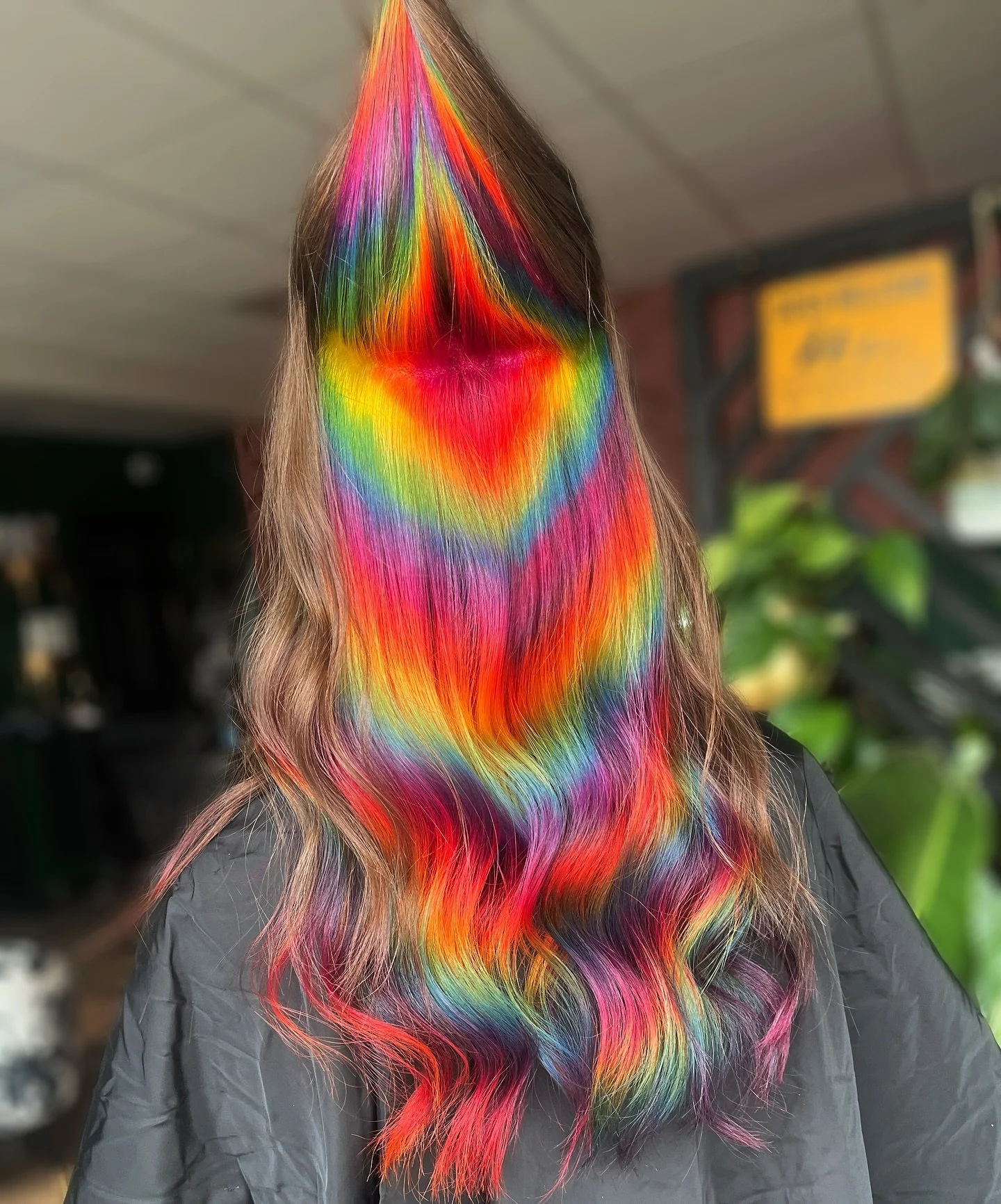 Psychedelic rainbow 🌈 

@crazycolorpro colours ! Of course 

#rainbowhair #vividhair #althair #creativehair #hairgoals #leedshairdresser #leedshair