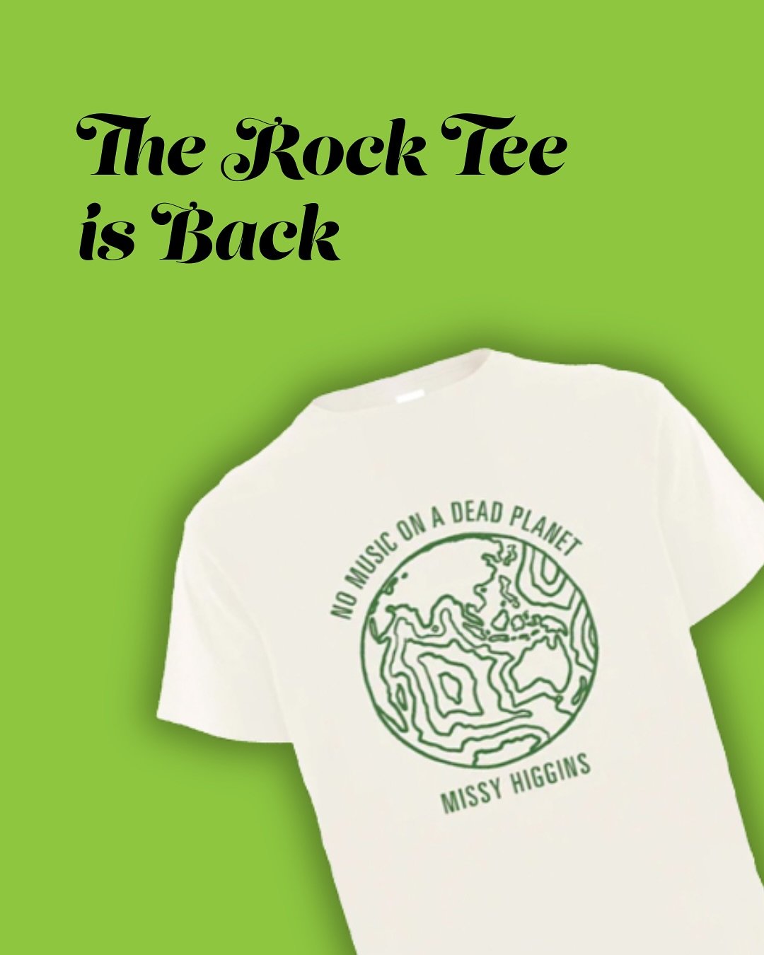 🎸 BACK IN STOCK &ndash; and going fast.
Our signature Rock Tee in Black + White has officially landed.

You asked. You waited.
And now it&rsquo;s back - 100% recycled, soft AF, and ready to outlive your next tour.

♻️ High demand. Limited restock.
D