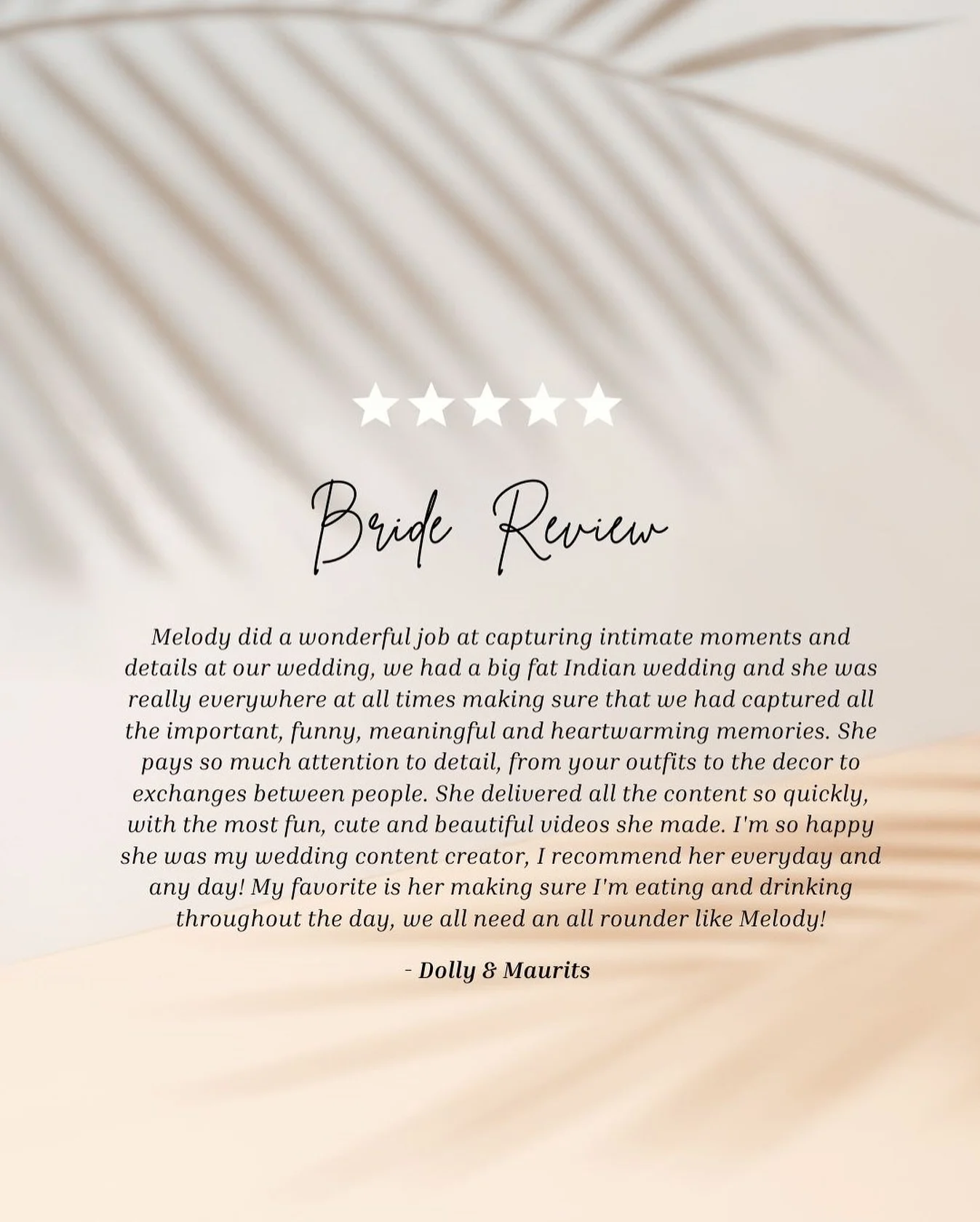 Here&rsquo;s what one of my couples says about working with me 😊🙏🏾😍

To me its just an honor that I am part of your big day so I will do everything in my ability to capture the best content but also to make sure you feel amazing on your big day 
