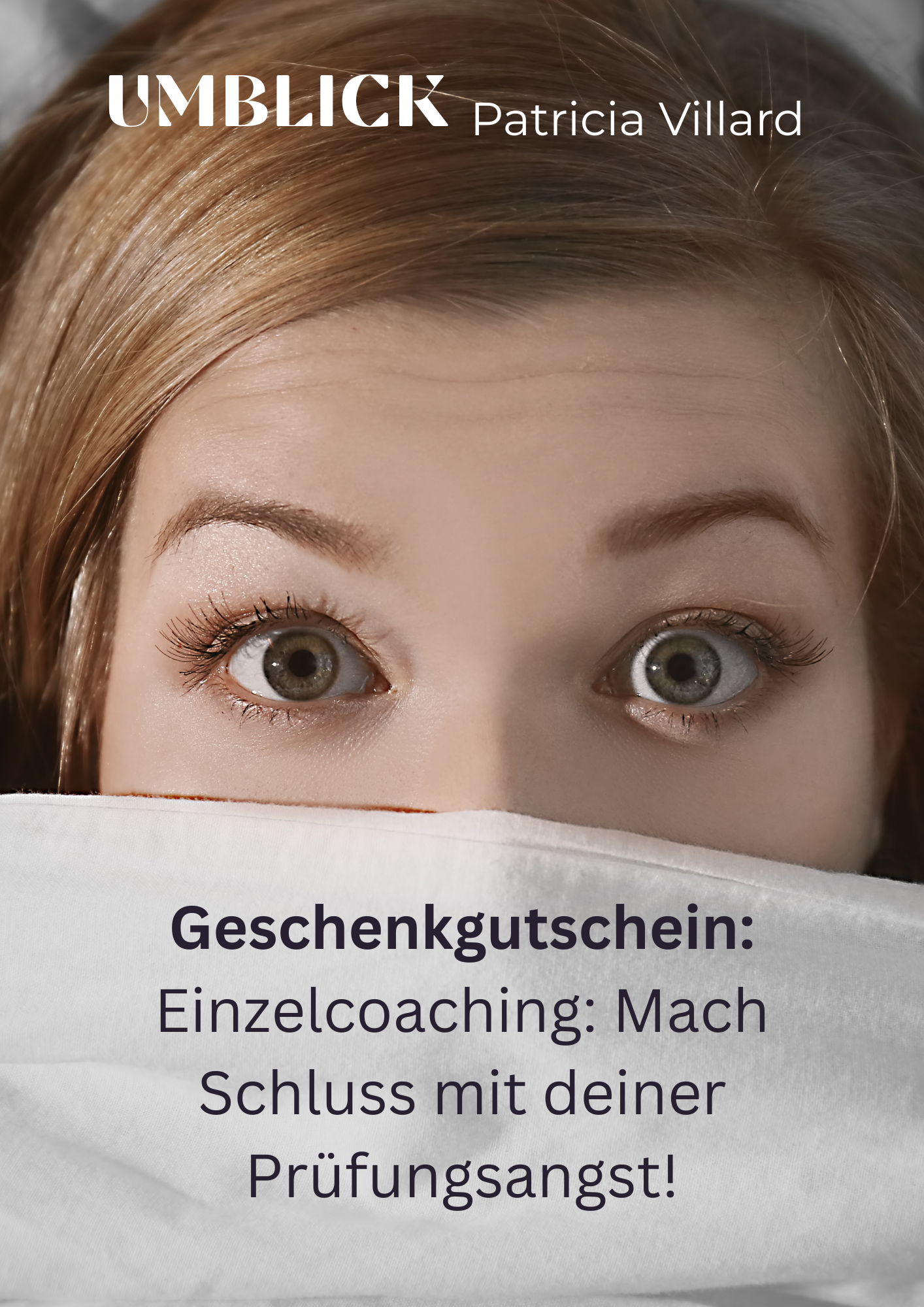 Geschenkgutschein für das Einzelcoaching: Mach Schluss mit Deiner Prüfungsangst! Klar auftreten. Besser performen.