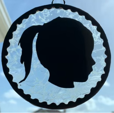 Custom silhouette  ornament
