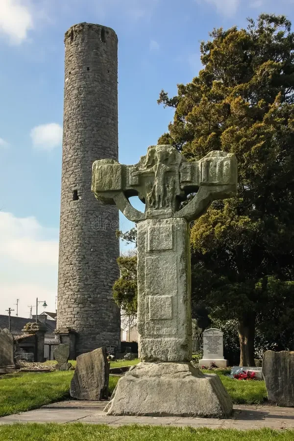 Kells High Cross and Round Tower