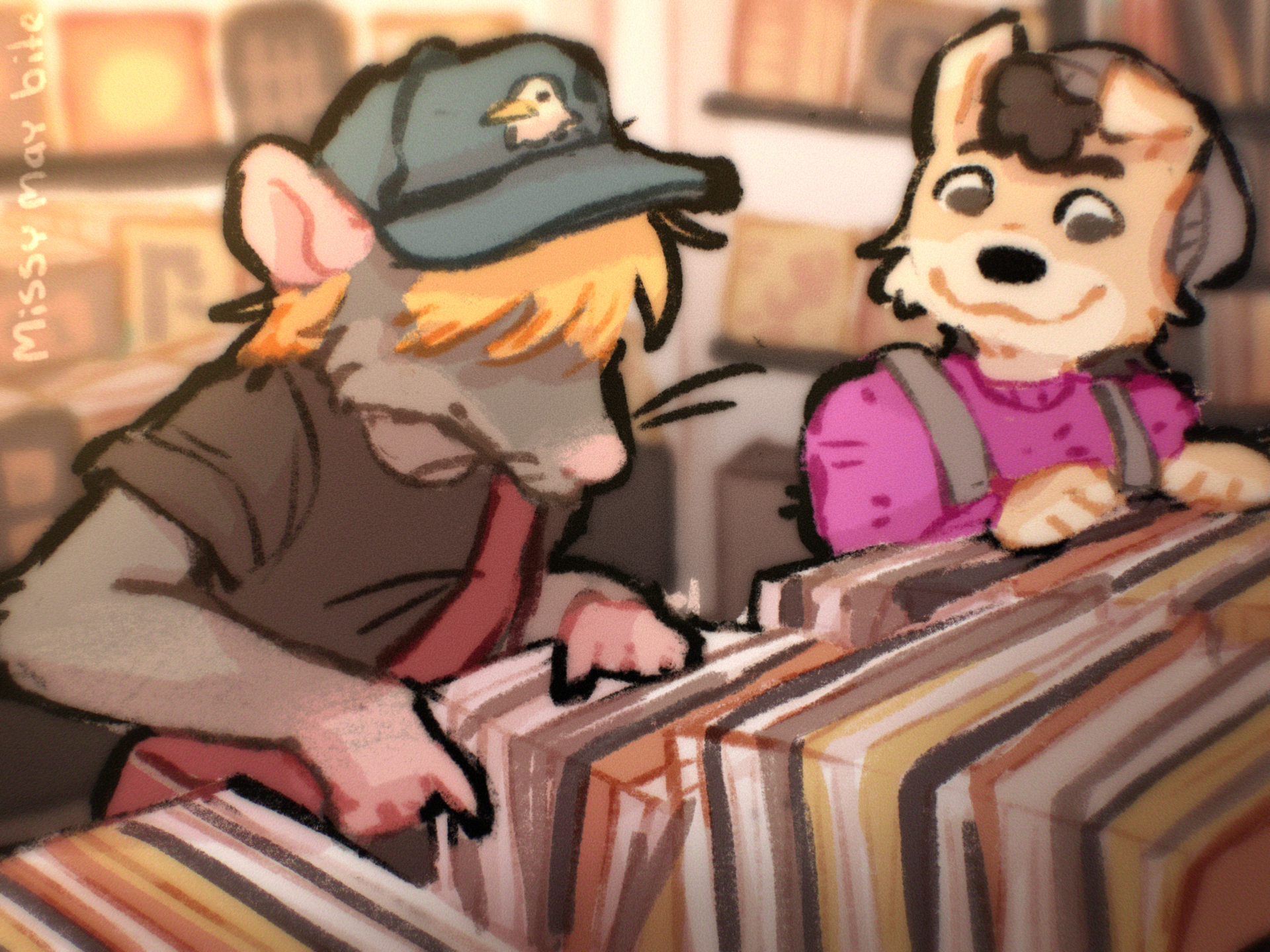 Gift art for StoneColdHammer (Artfight 2026)
Not my characters