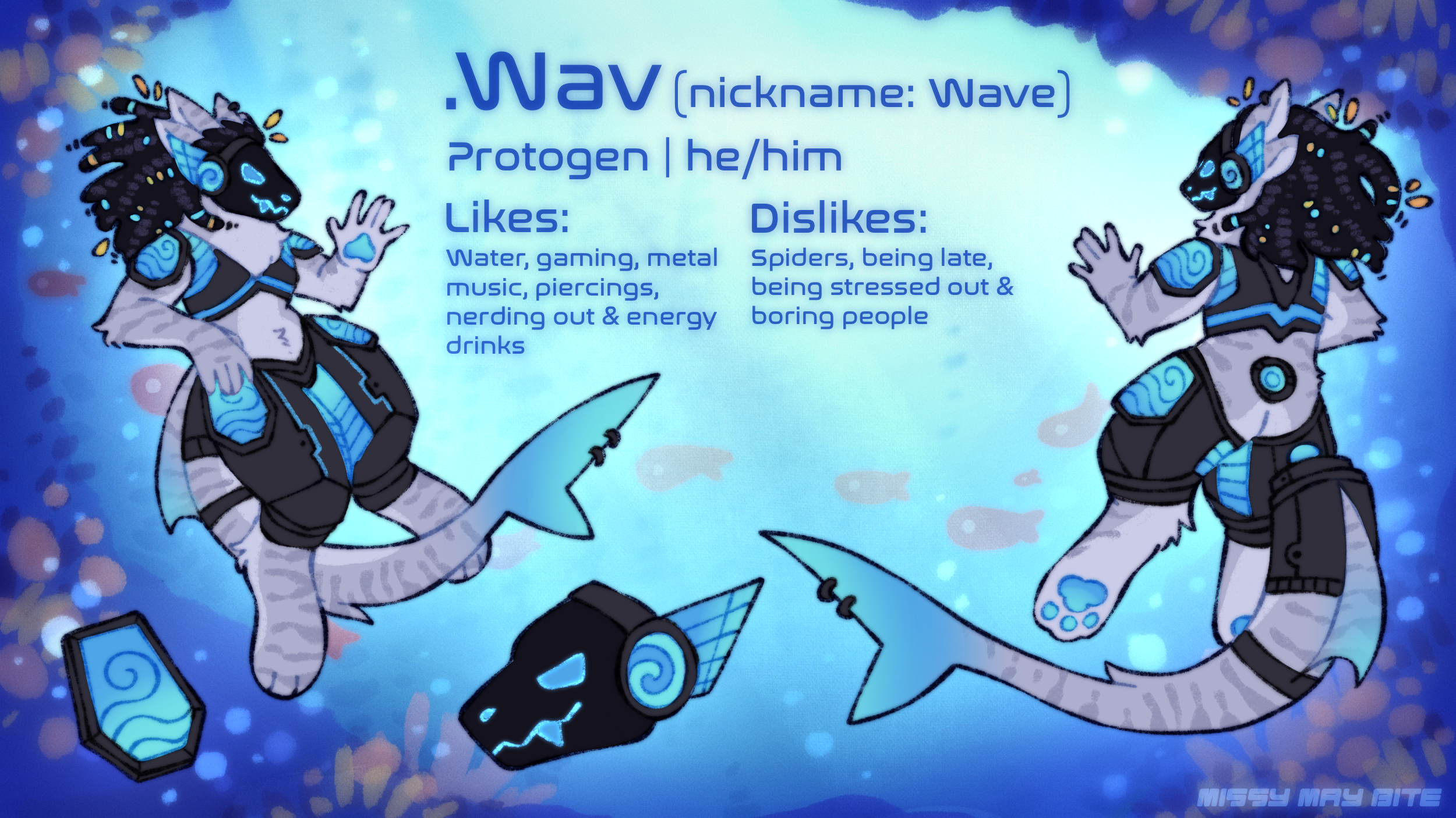 Wave character reference sheet