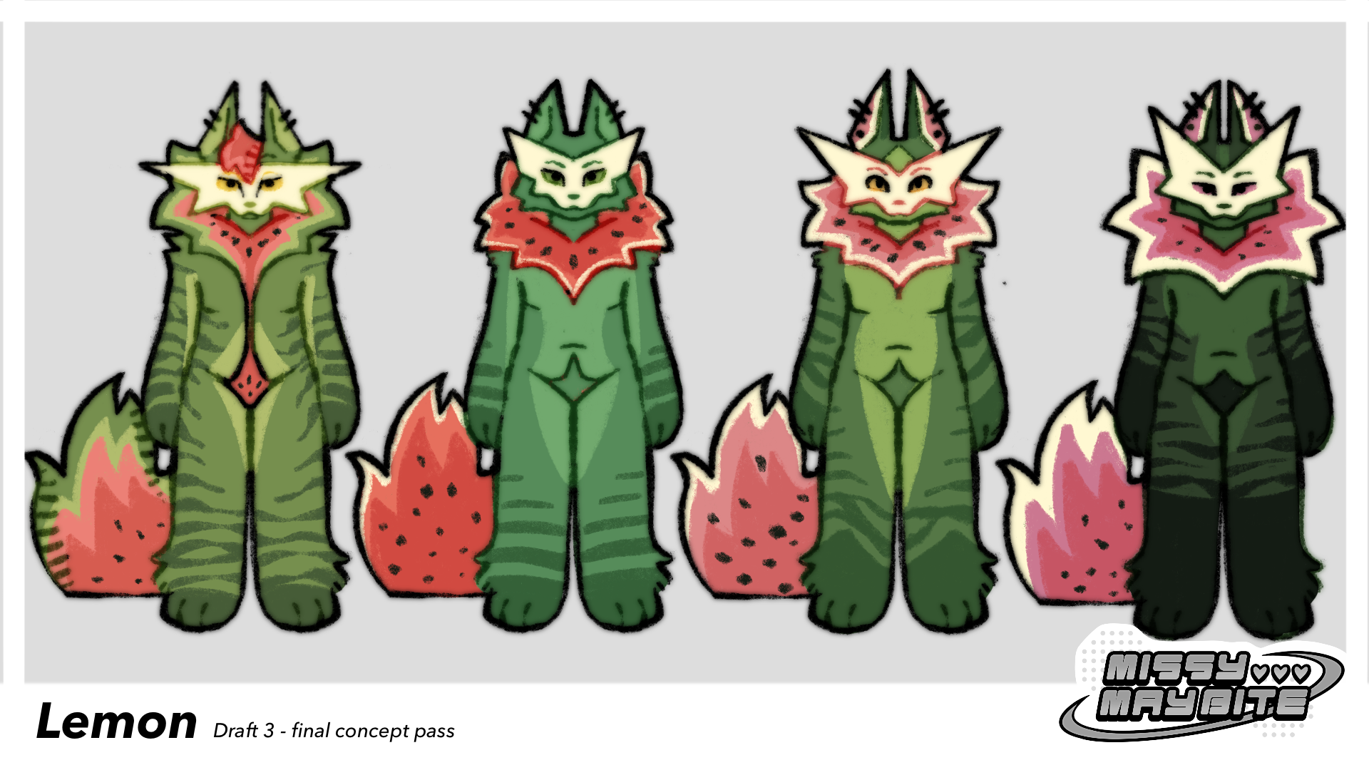 Character design - Lemon round 3