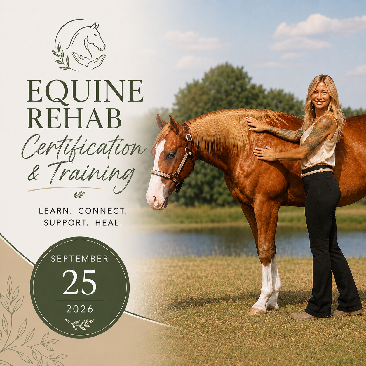 September 25, 2026 Hands-On Equine Rehab Certification Training