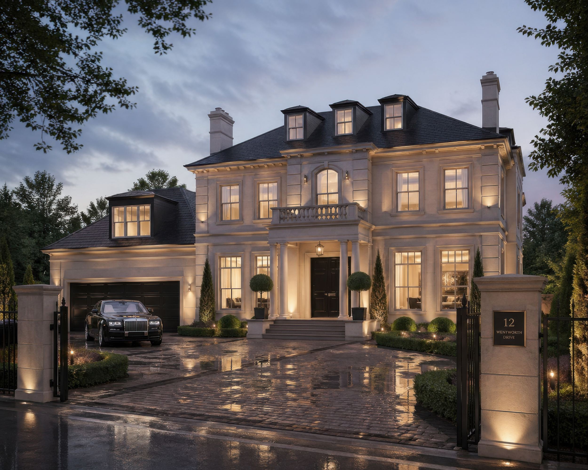 united kingdom luxury house cgi rendering