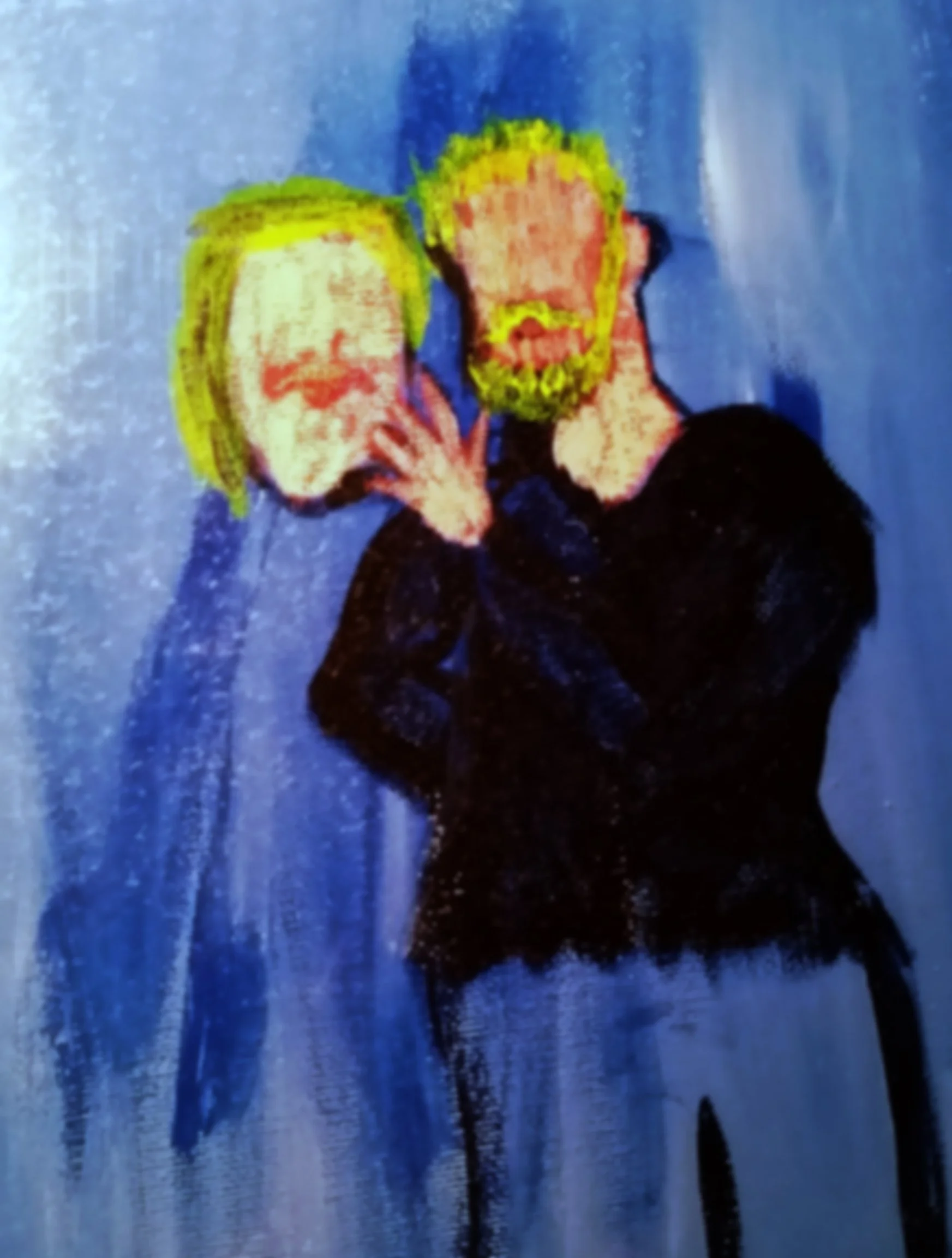 Born in the wrong body acrylic painting