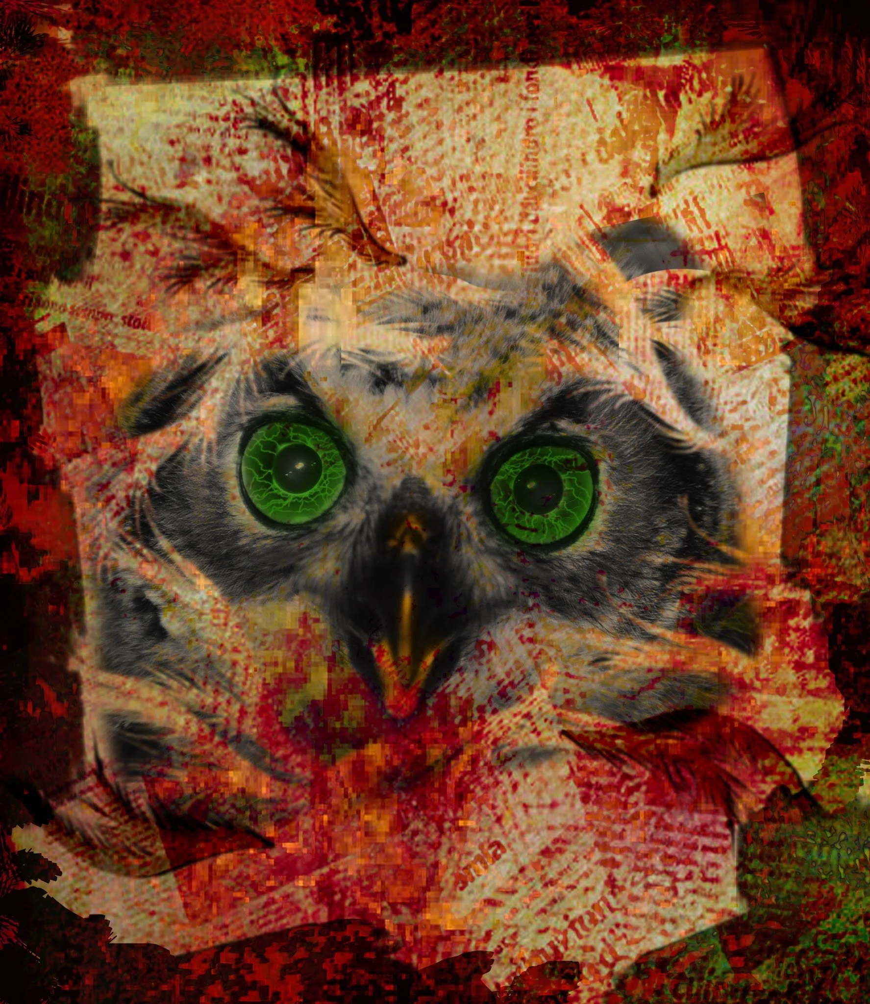 "Torn a Part" Photo Digital Manipulation