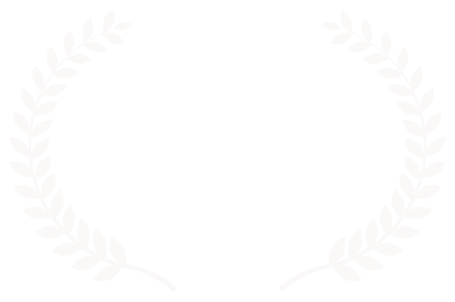Siegel mit weißer lorbeerkrone und Text, der auf die offizielle Auswahl beim Beirut International Women Film Festival 2026 hinweist.